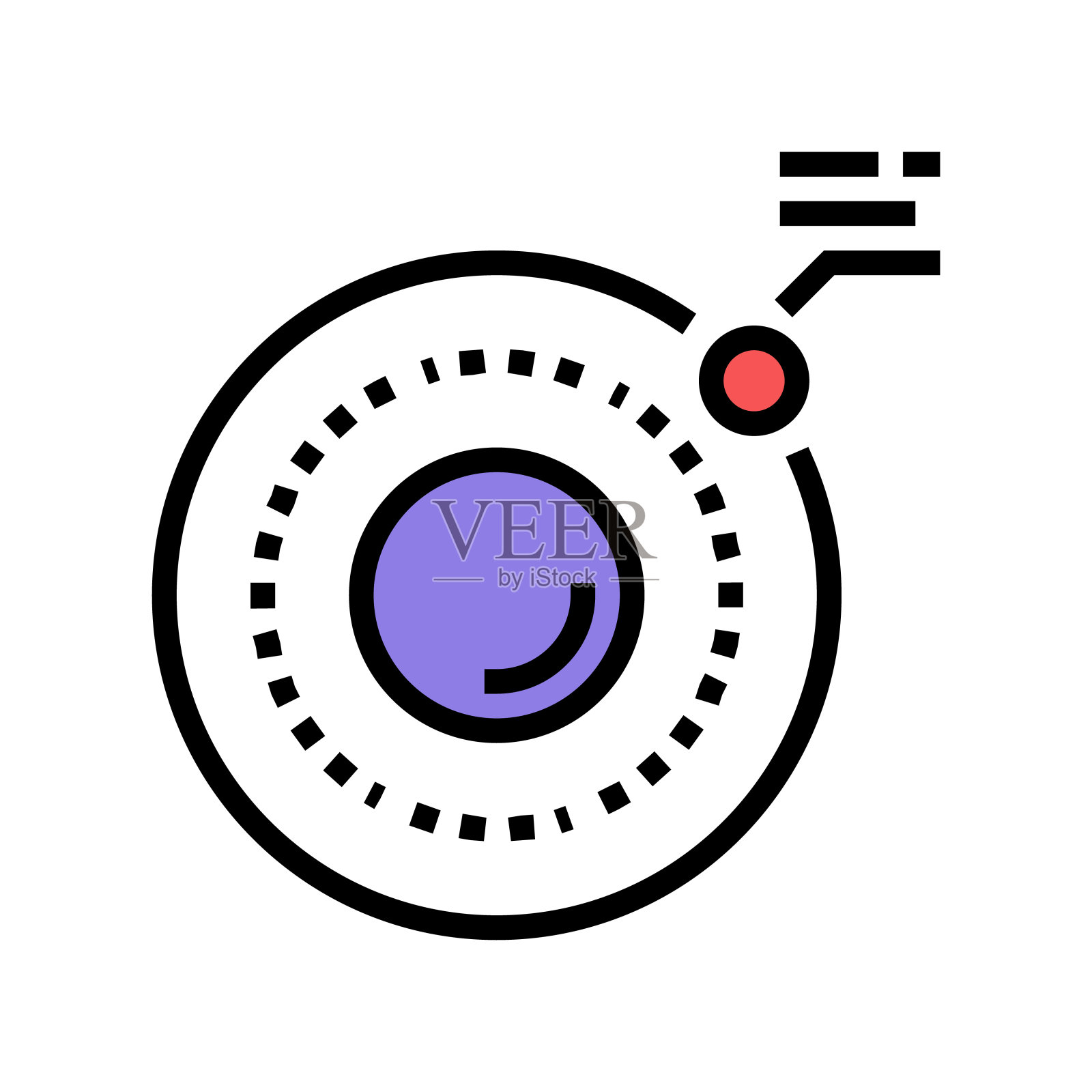 物理氢颜色图标矢量插图图标素材