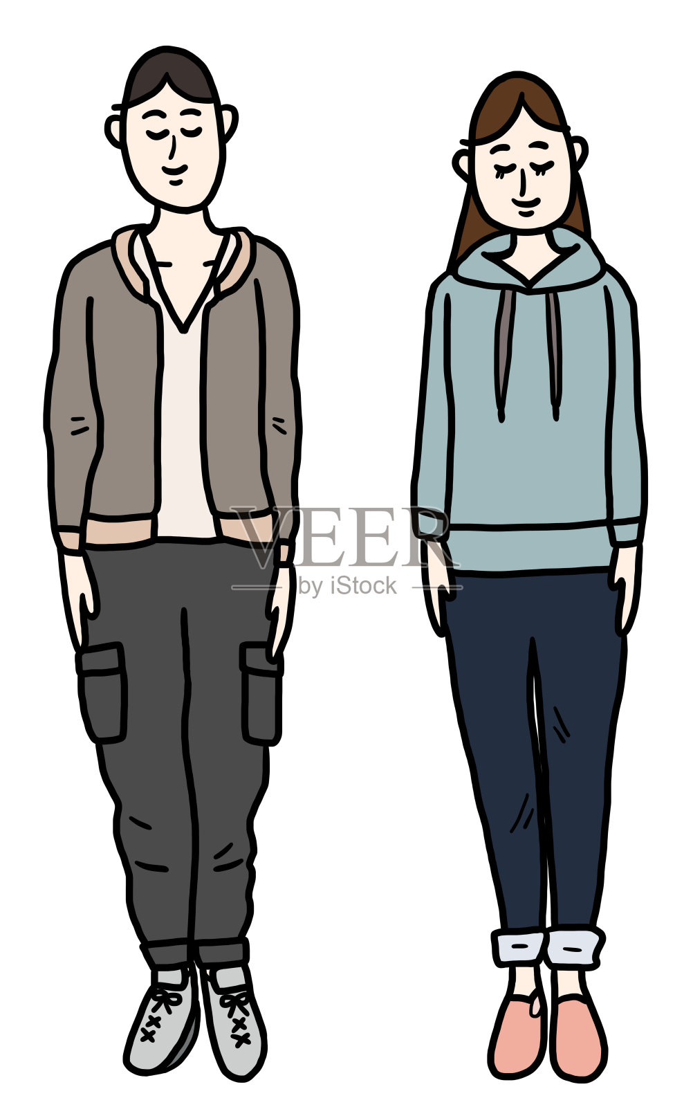 着装礼仪礼仪违反高尔夫回归秋冬女人和男人设计元素图片