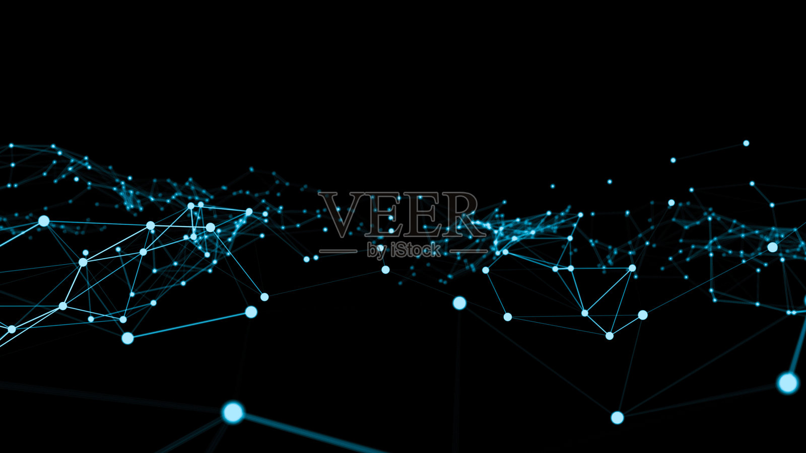 网络连接的浪潮点的创新创造照片摄影图片