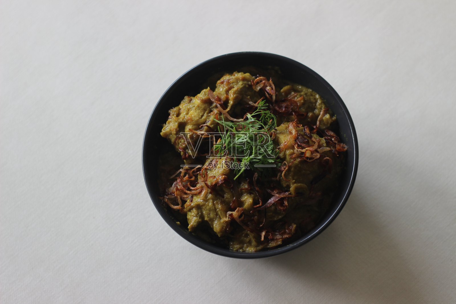 自制香菜鸡照片摄影图片