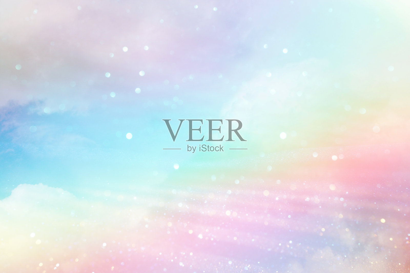 闪烁的复古灯光背景。多色。de-focused照片摄影图片