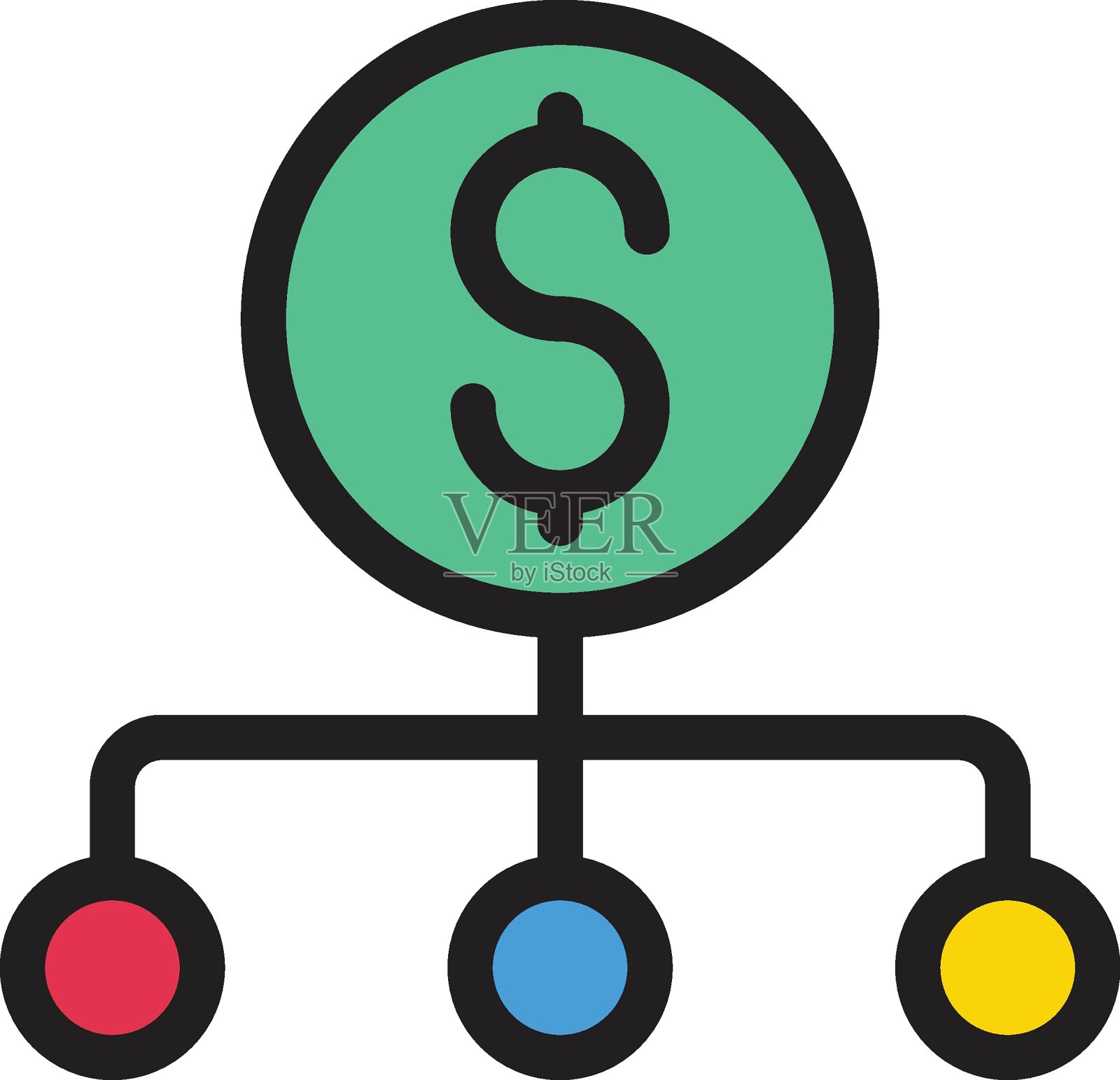 美元插画图片素材