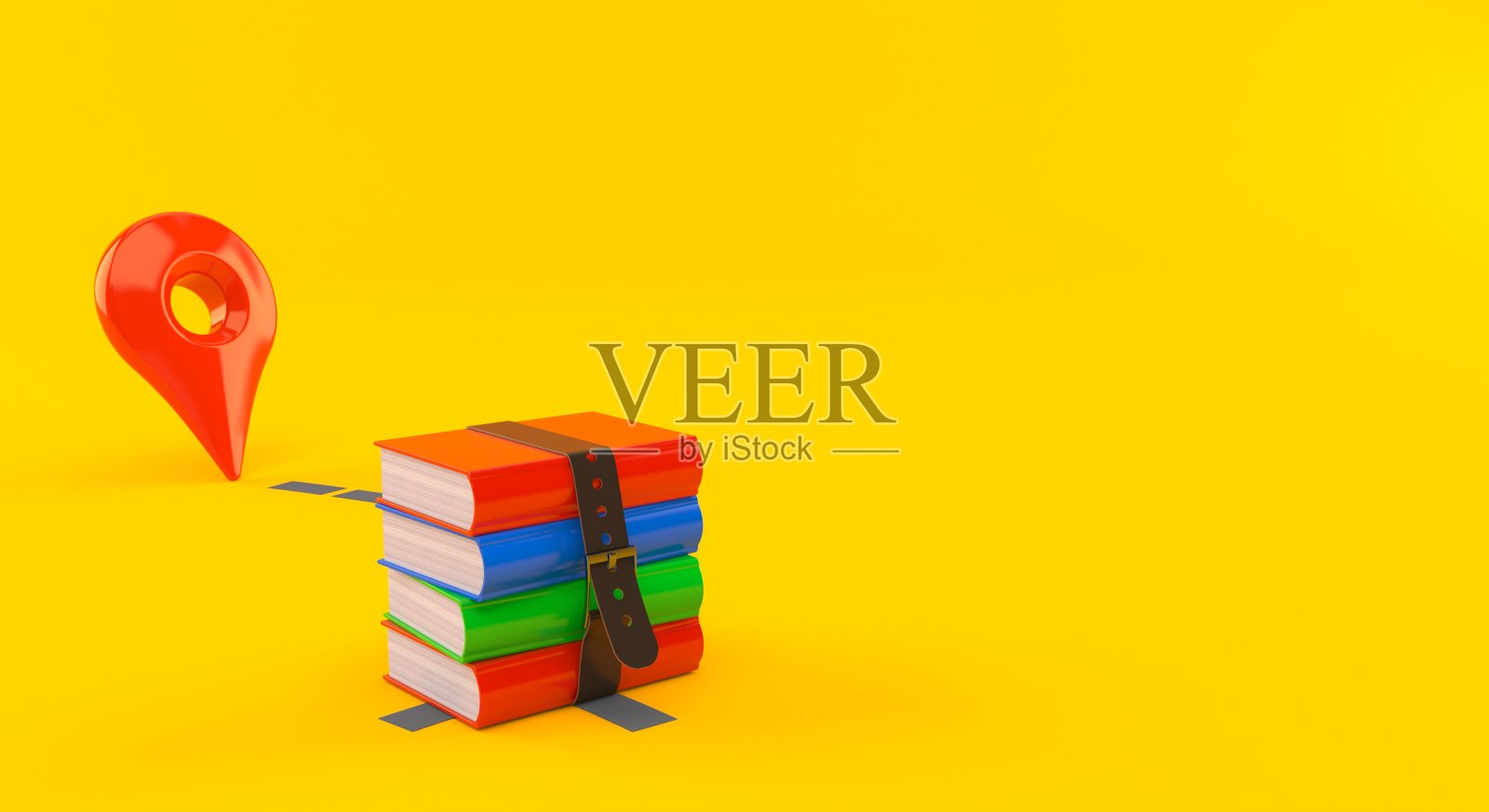 有位置标记的书照片摄影图片