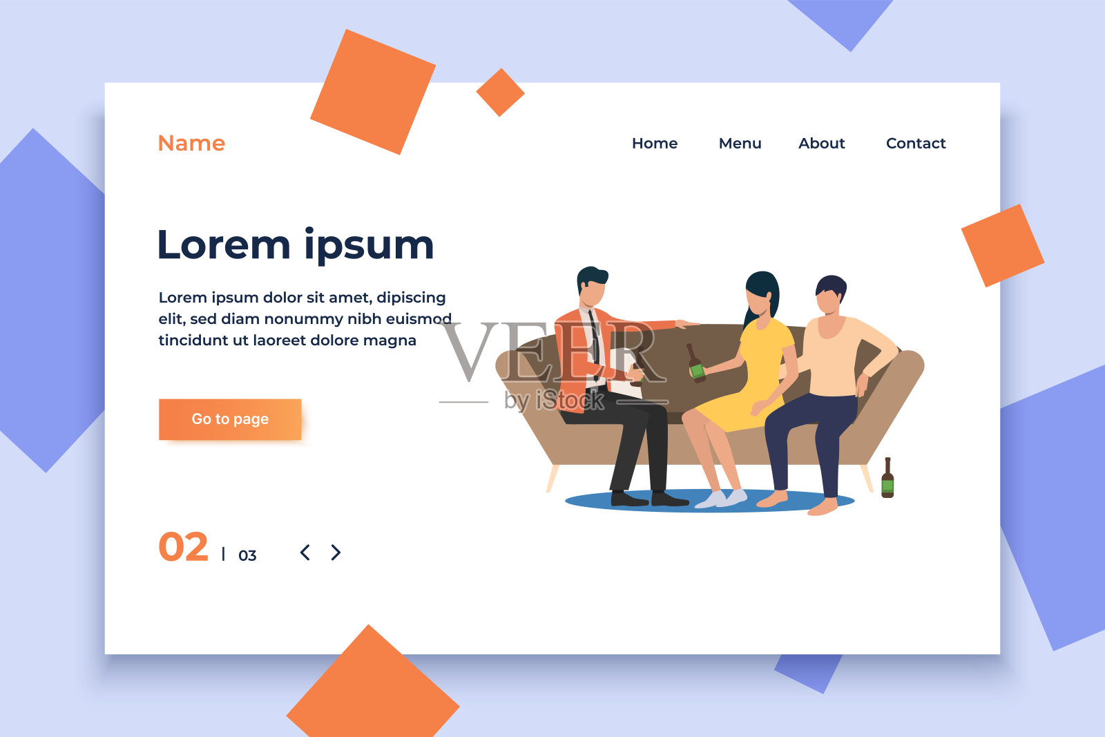 朋友们坐着喝啤酒插画图片素材