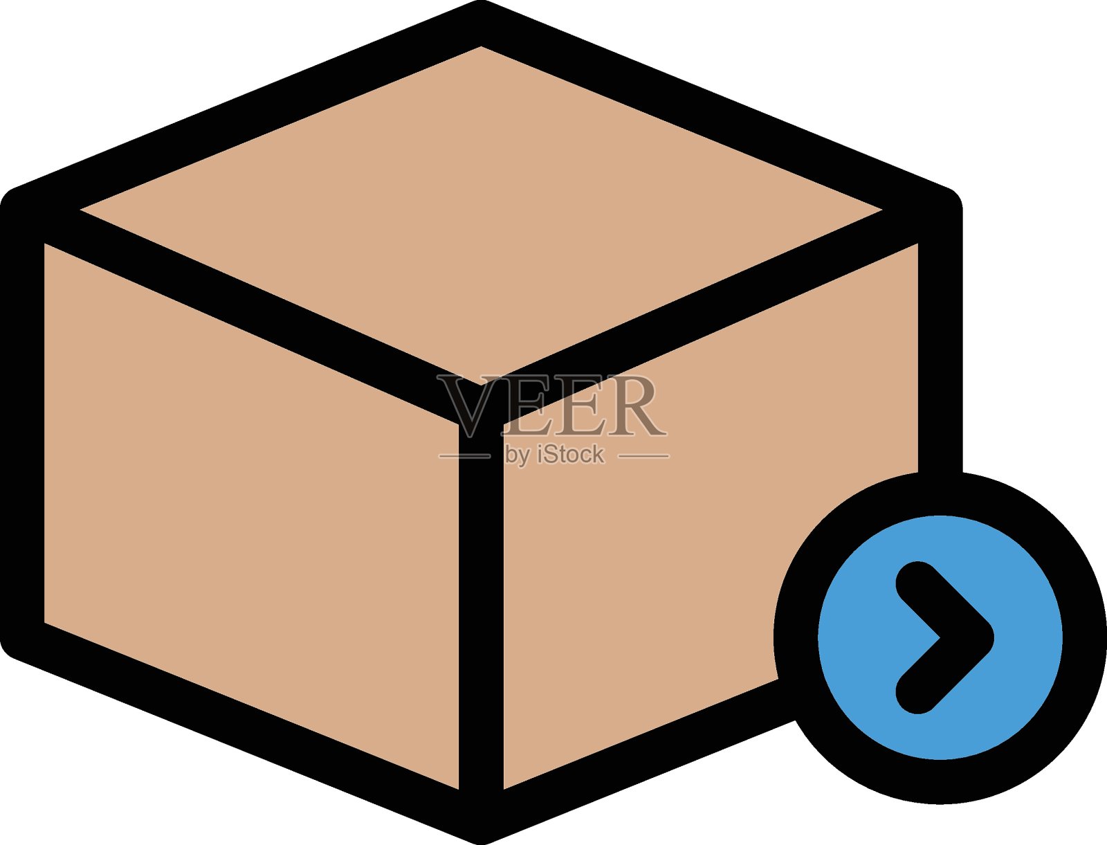 盒子插画图片素材