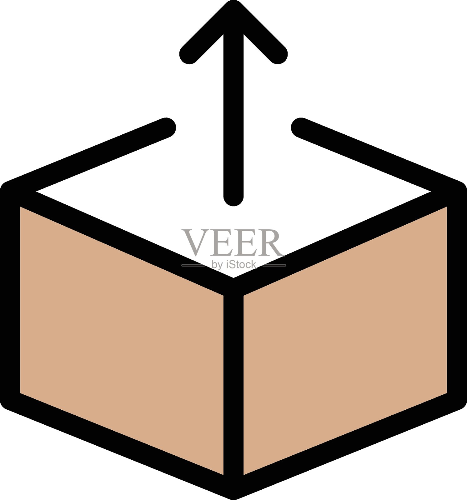 盒子插画图片素材