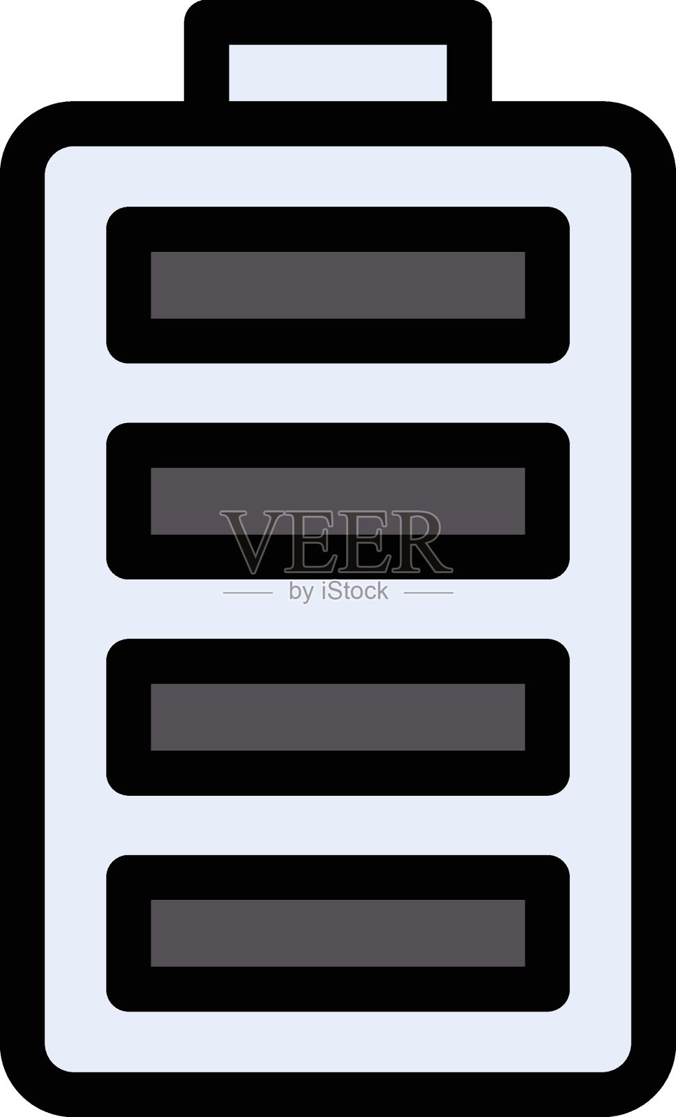 电池插画图片素材