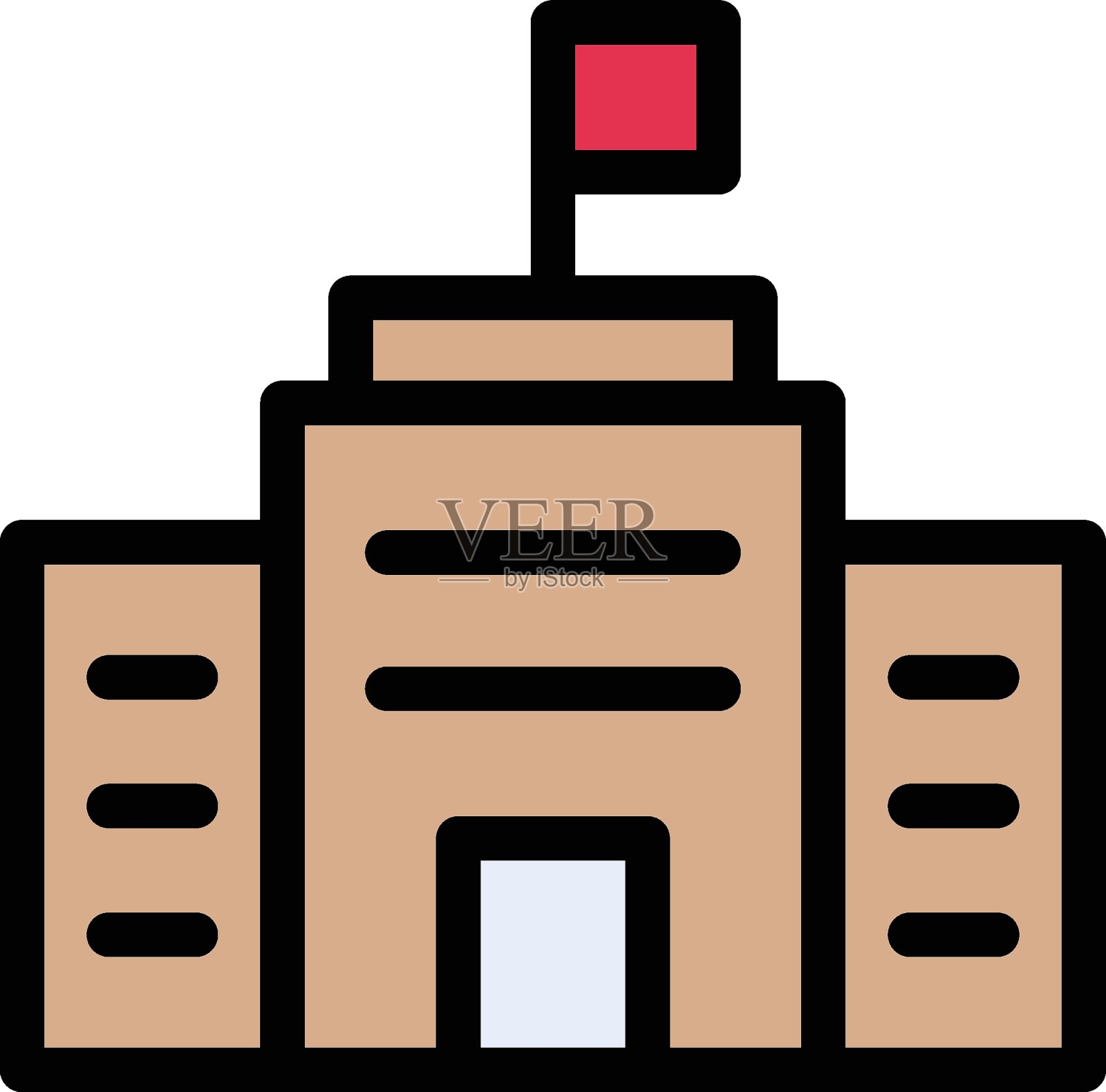 大学插画图片素材