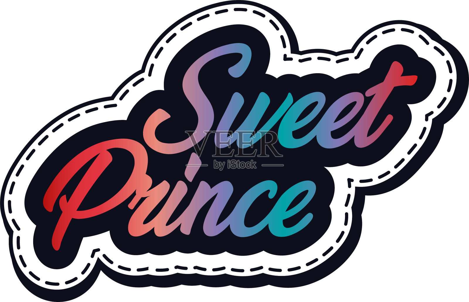 手绘甜蜜王子插画图片素材