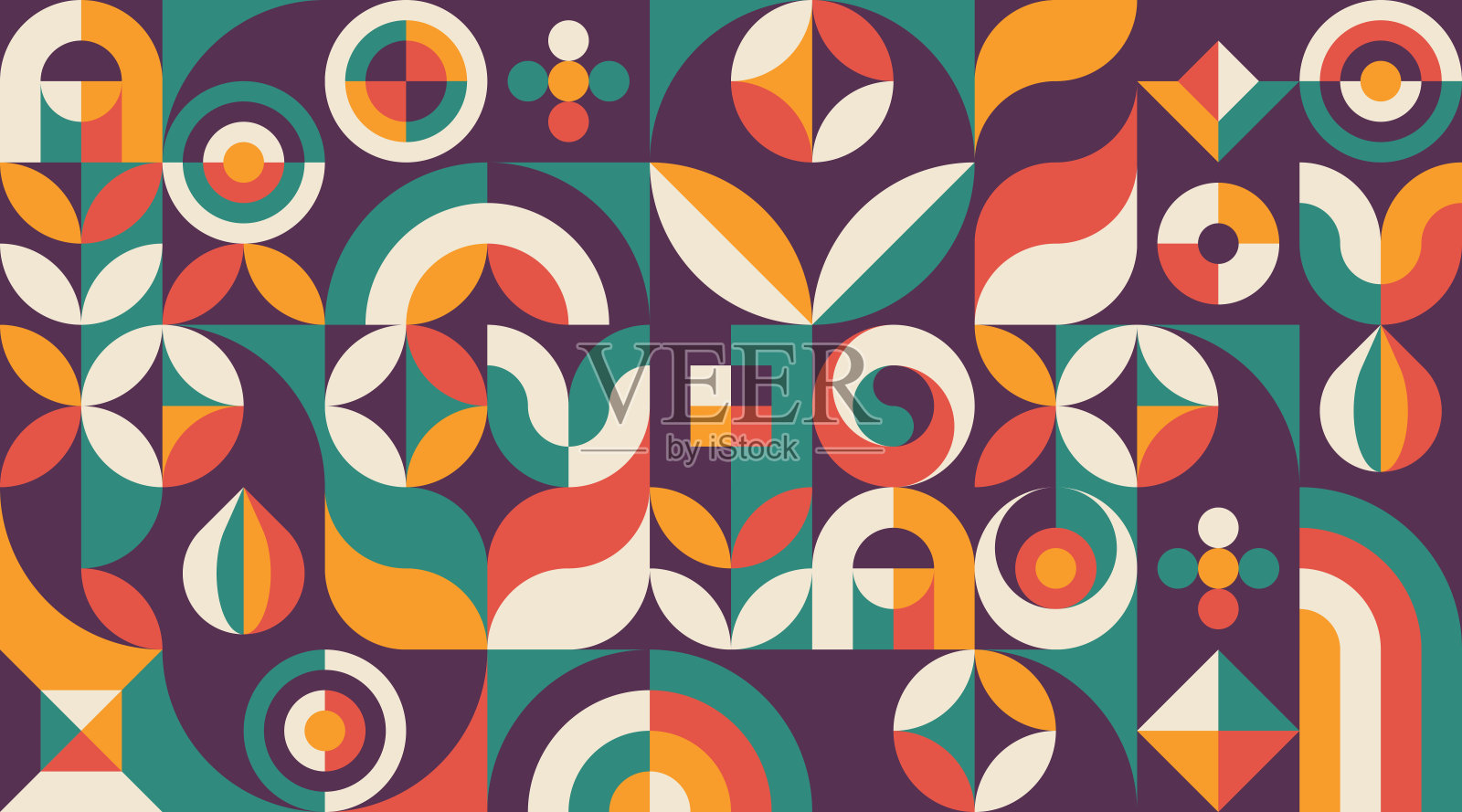 抽象几何概念海报设计。图形水平模式。大自然留下发展创新的旗帜。农业园收获布局。矢量插图。插画图片素材