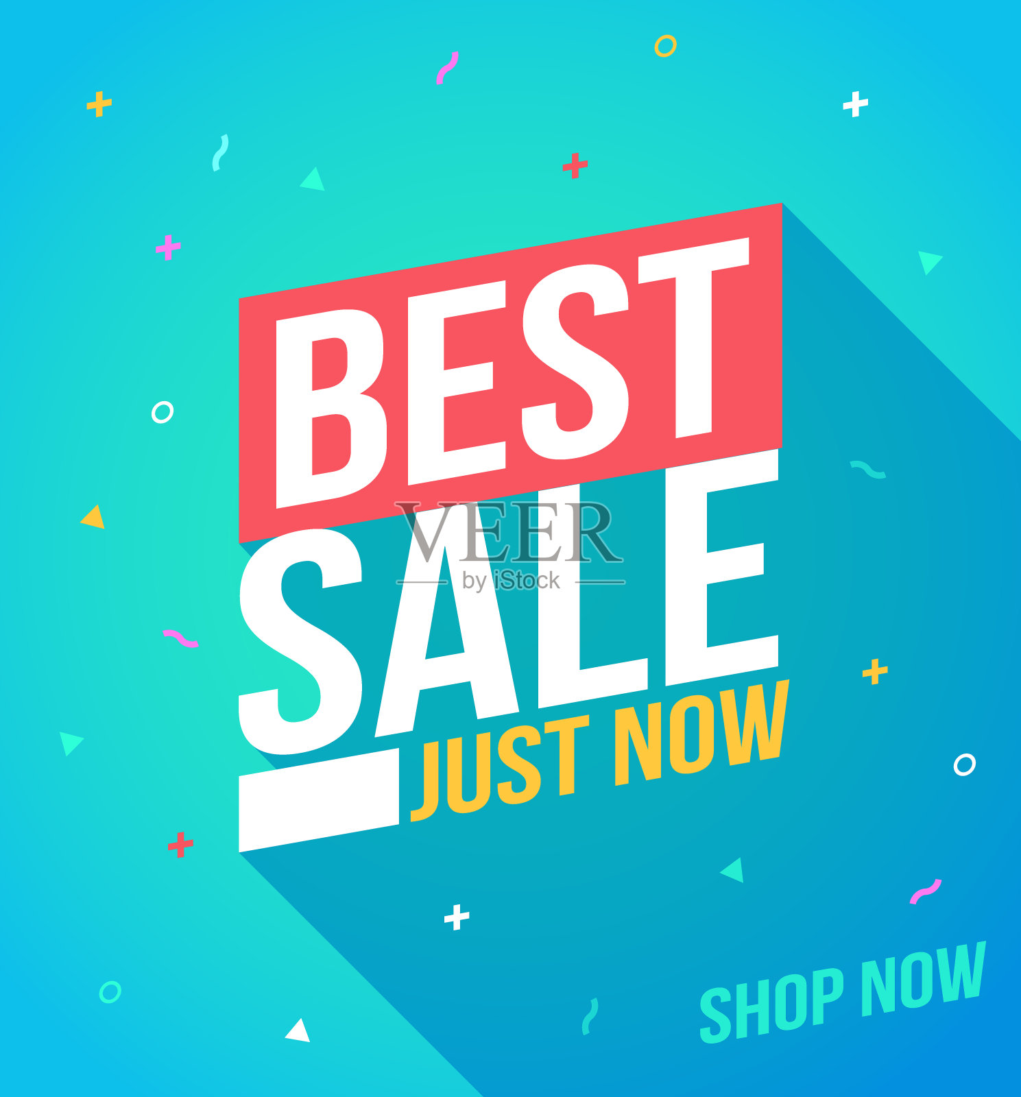 最好的销售横幅。销售和折扣。平面设计的横幅。促销设计的设计模板。红丝带向量。折扣横幅推广模板。设计元素图片