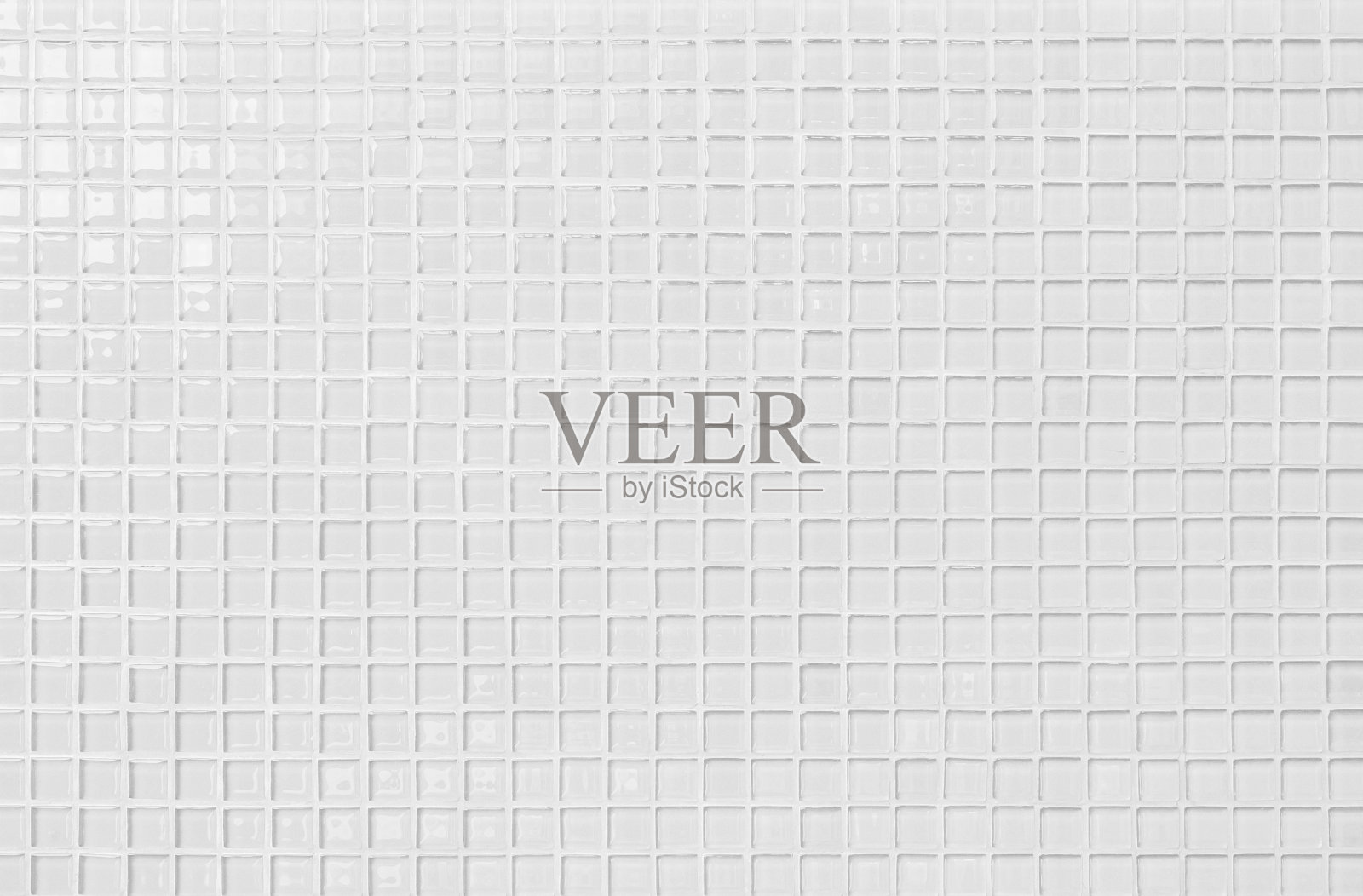 白色或灰色的陶瓷墙壁和地砖抽象的背景。设计几何马赛克纹理装饰的卧室。简单无缝图案的背景医院墙，食堂和网格纸。照片摄影图片