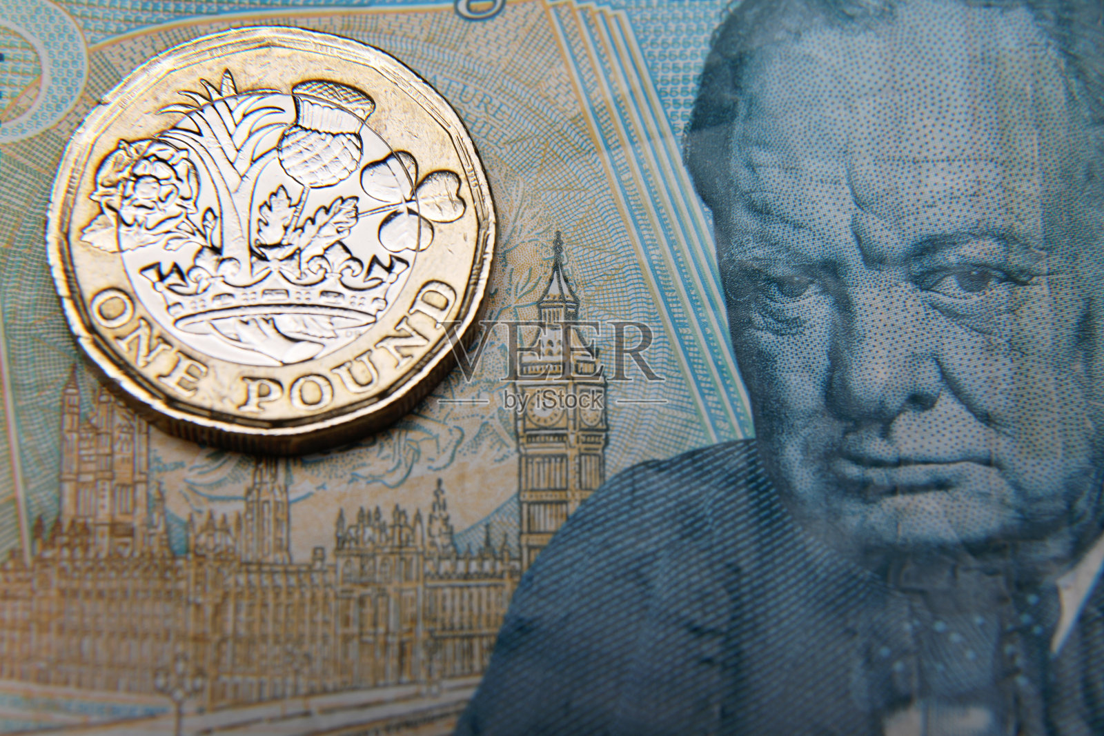 英国英镑货币背景英国货币照片摄影图片