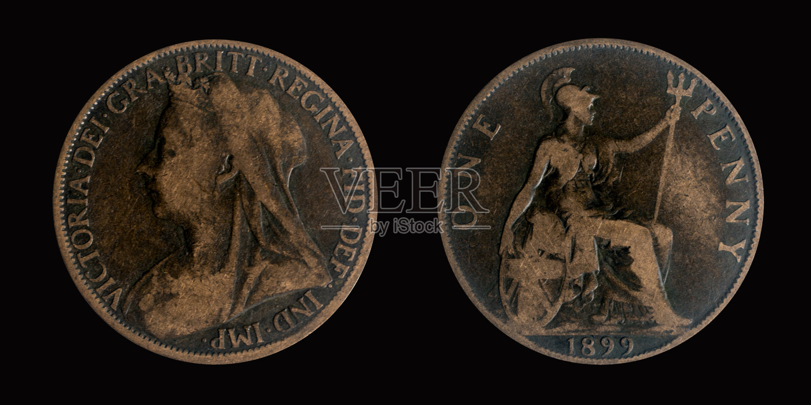 1899年一分钱照片摄影图片