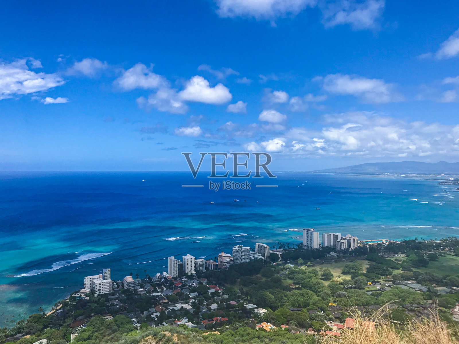 夏威夷的观点照片摄影图片