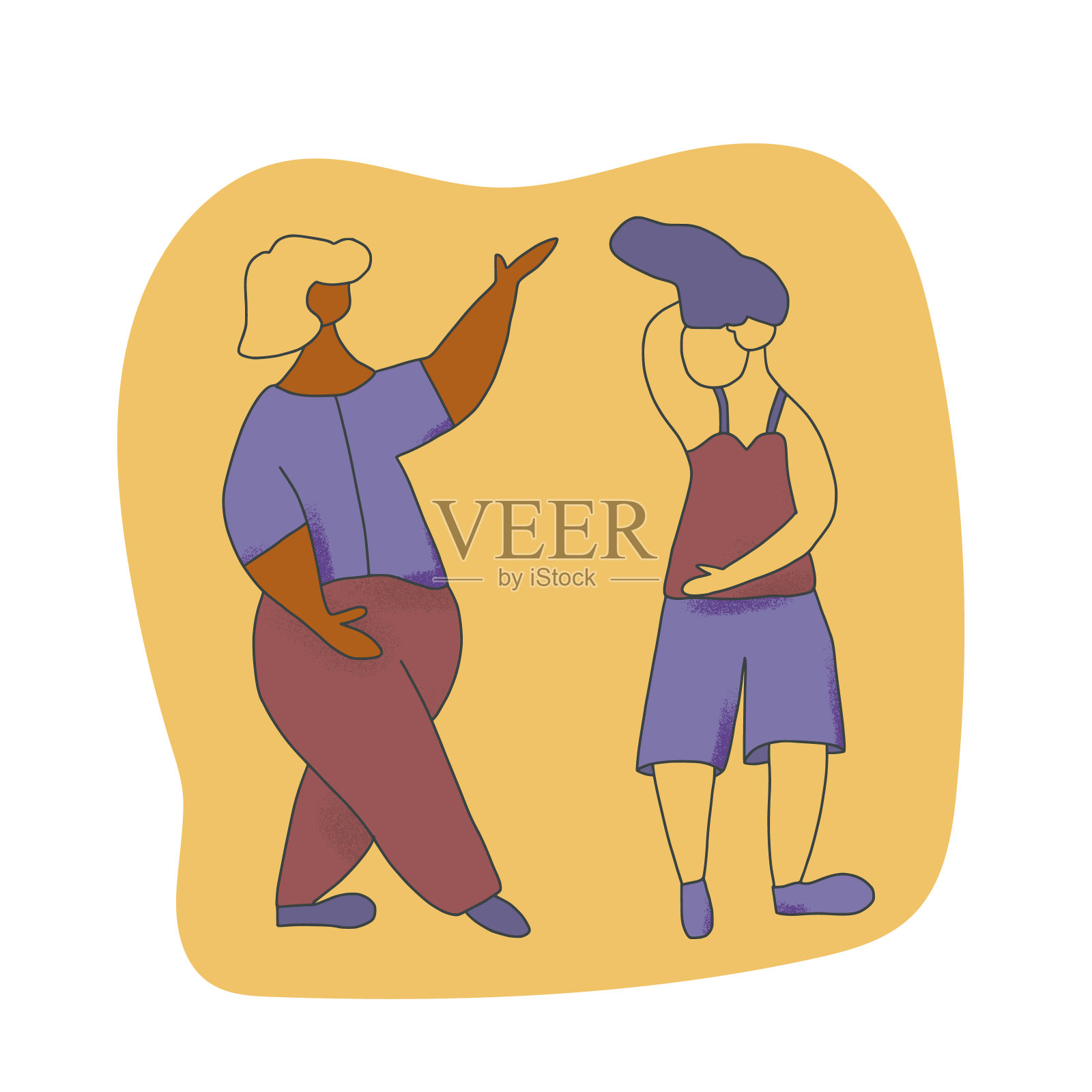 身体积极的概念。矢量彩色平面设计。设计元素图片