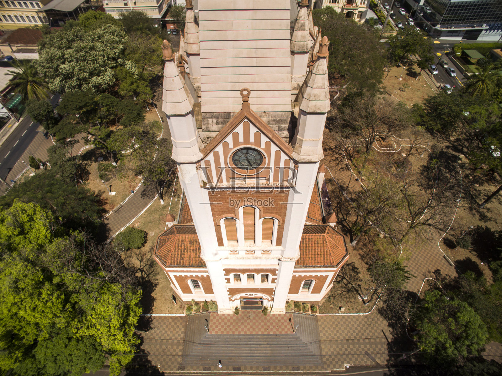 巴西圣保罗Ribeirao Preto城市鸟瞰图照片摄影图片