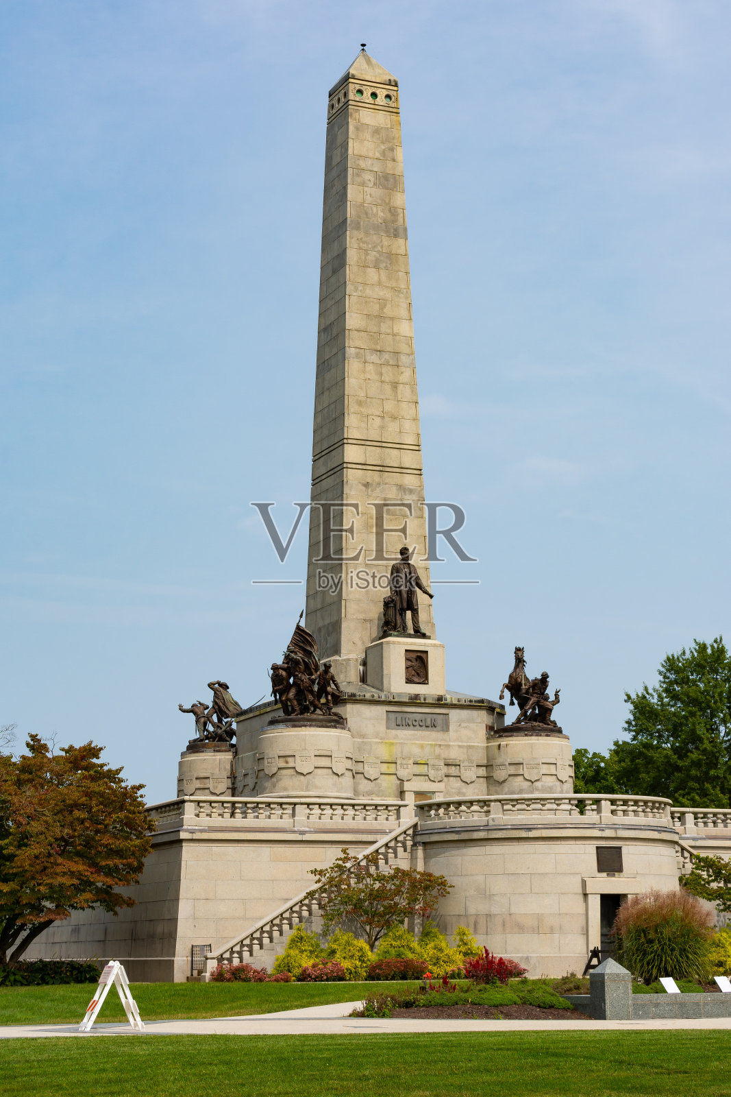 林肯墓照片摄影图片