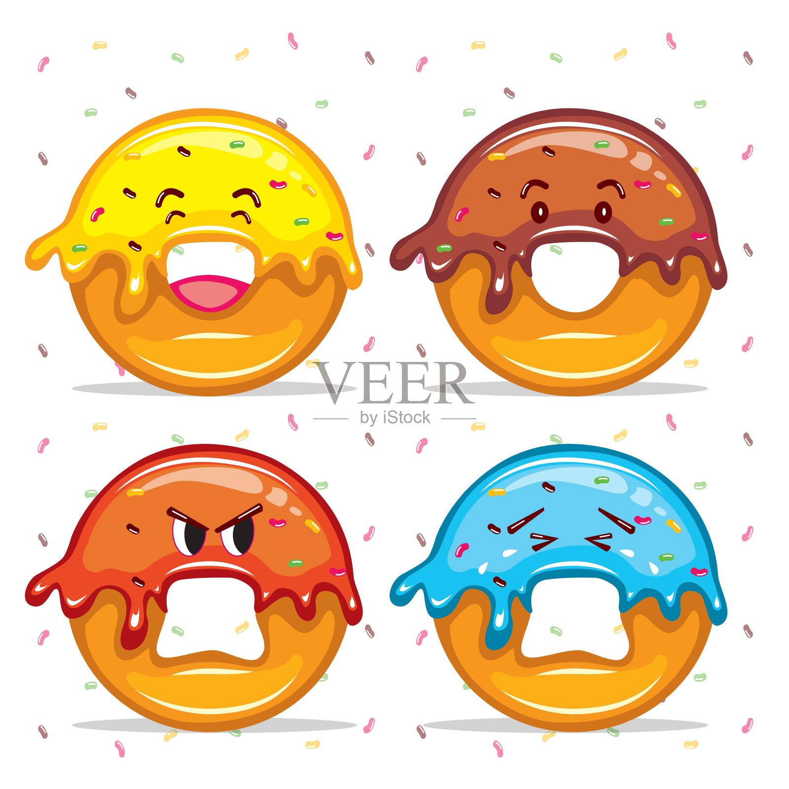 甜食，美味的甜点设计元素图片