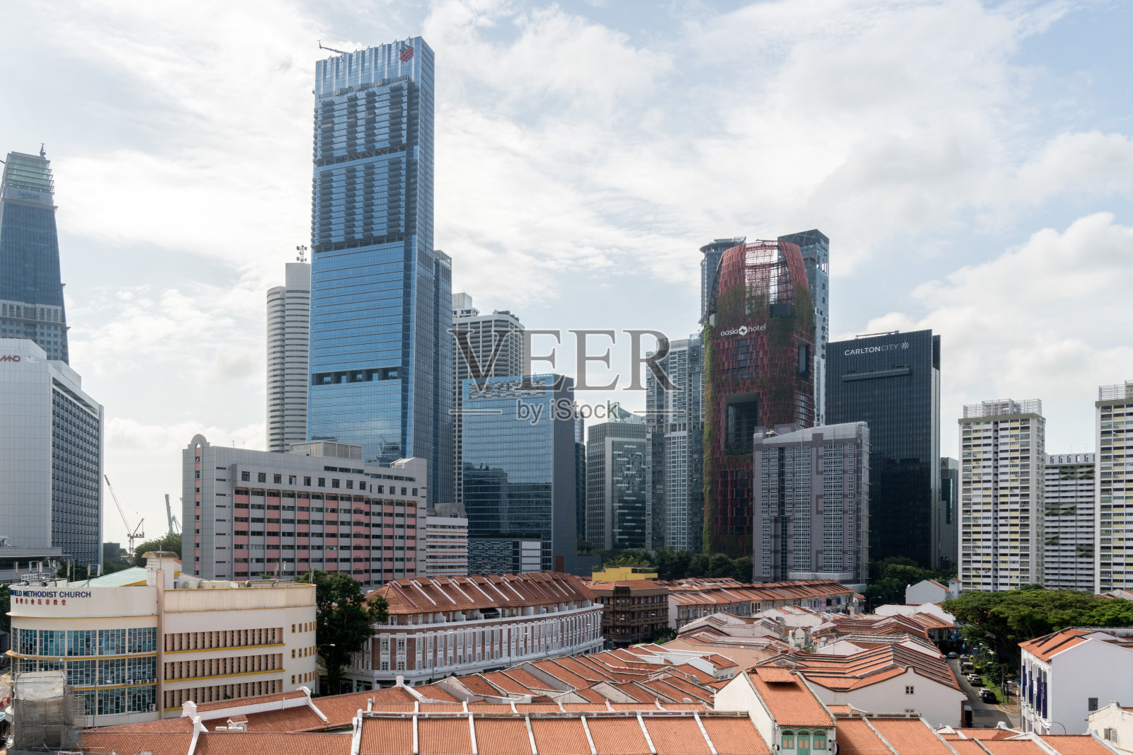 新加坡的公司和办公大楼照片摄影图片
