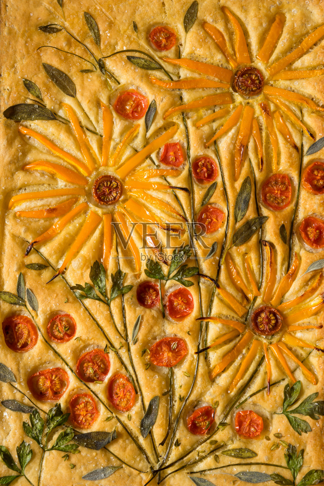 自制花佛卡夏面包艺术照片摄影图片