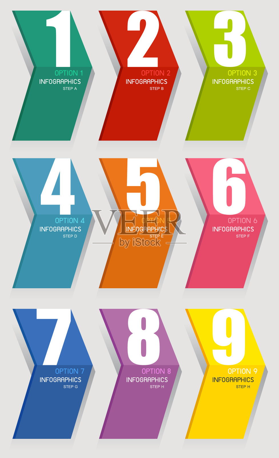 INFOGRAPHICS抽象设计数字插图插画图片素材