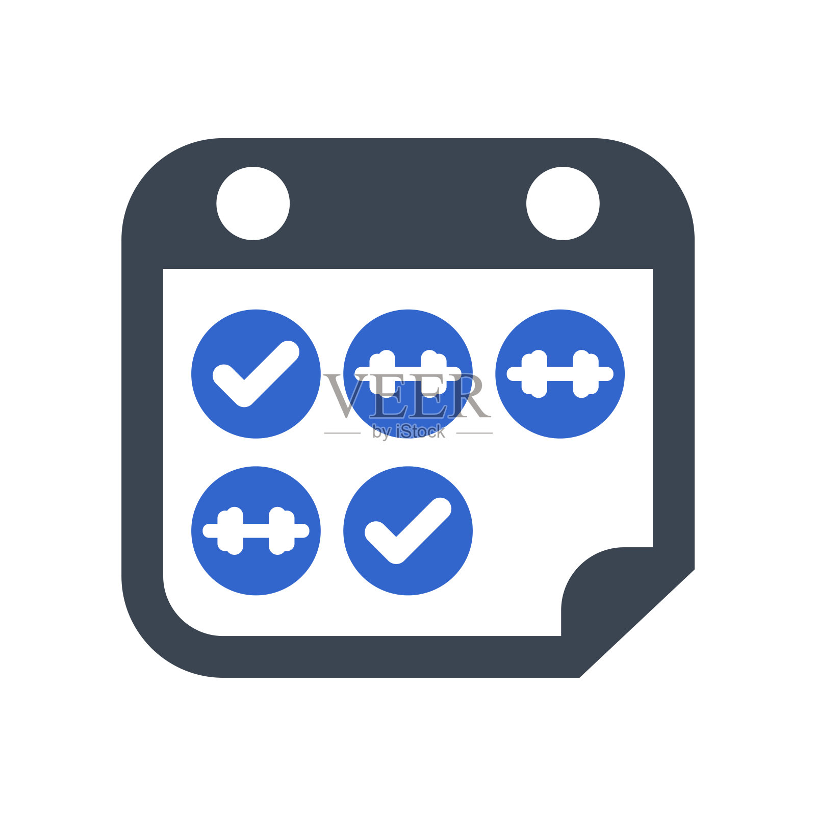 健身计划图标图标素材