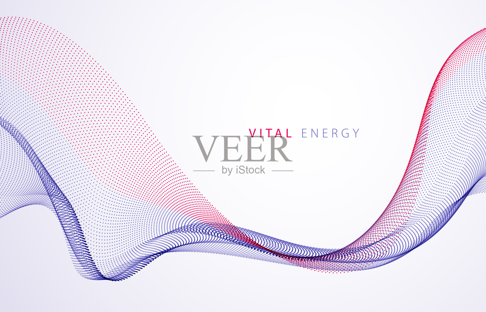 声波，粒子流，运动效应。动态矢量抽象背景。3d形状点混合网格，未来技术放松墙纸。插画图片素材