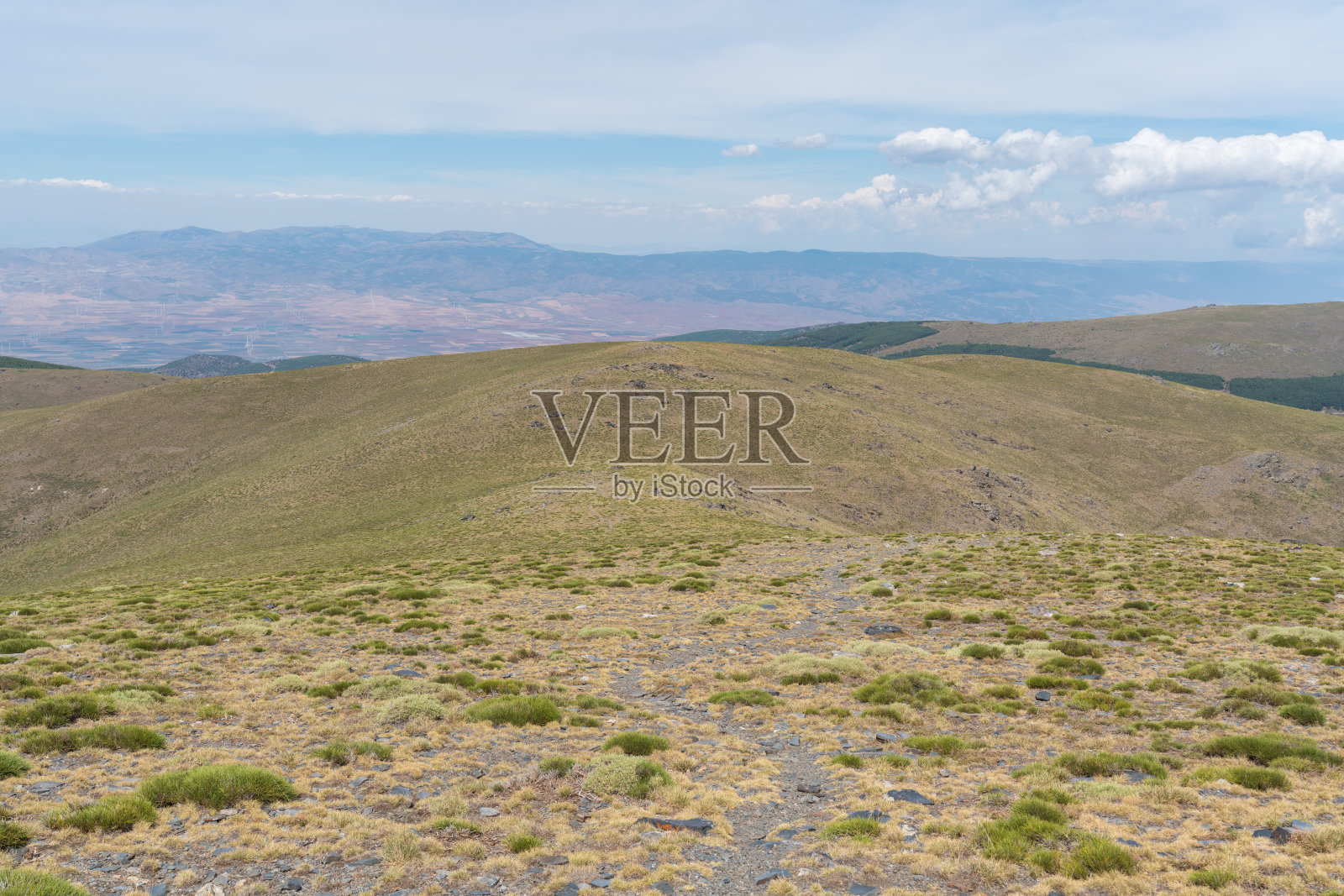 内华达山脉的多山景观照片摄影图片