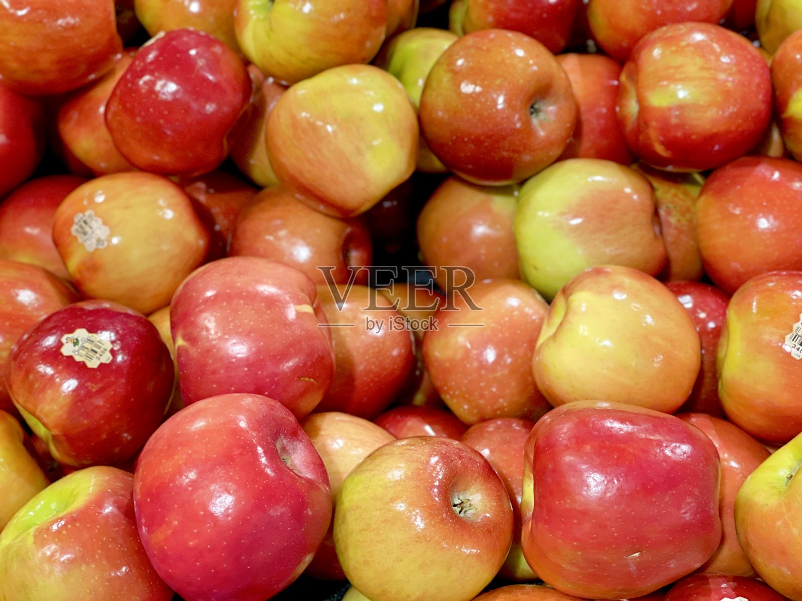 闪亮的苹果特写照片摄影图片