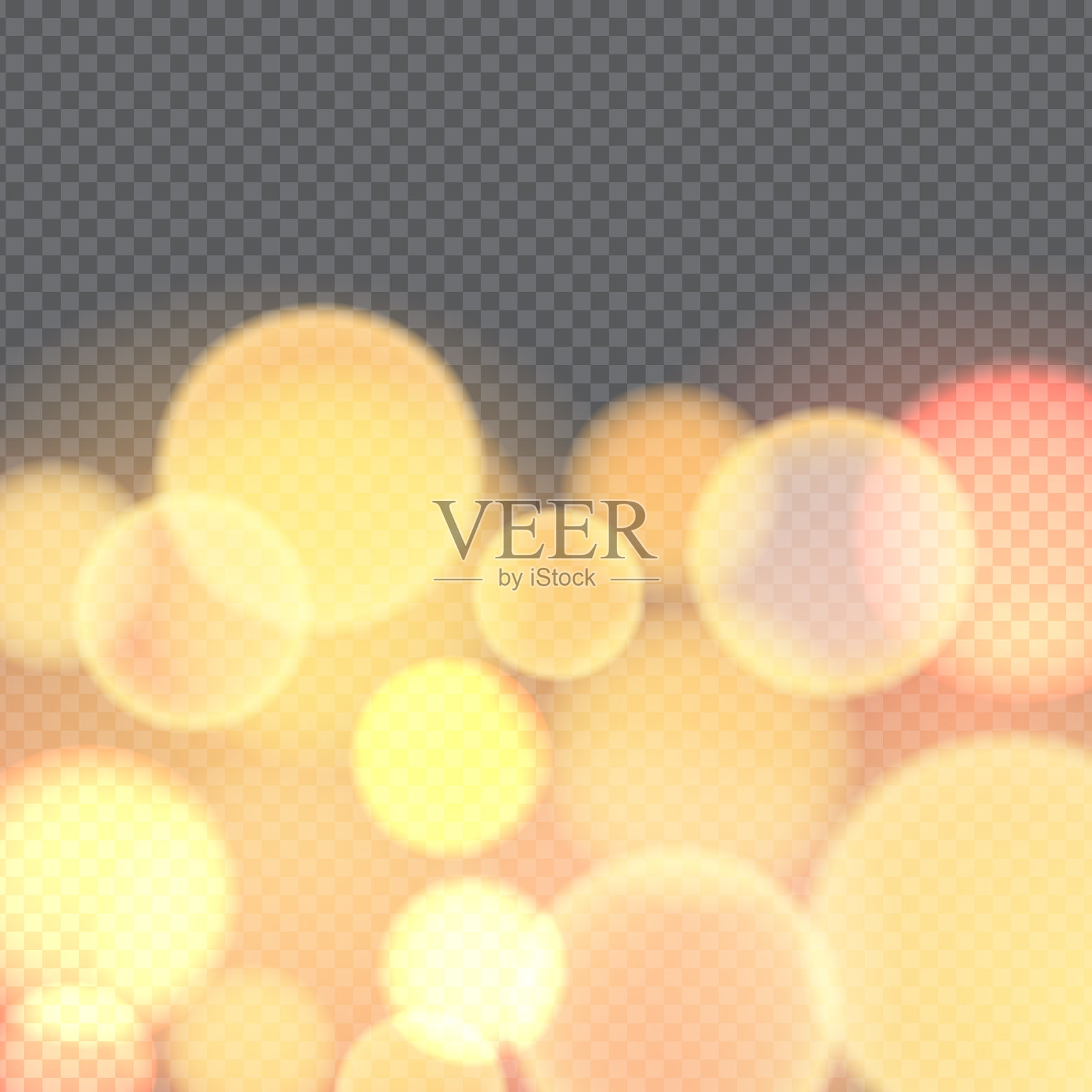 散景灯的背景插画图片素材