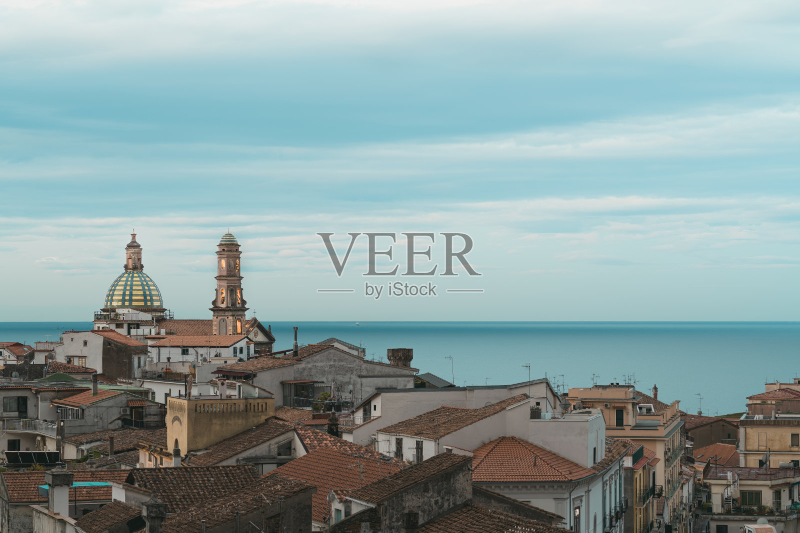 海上航行，阿玛菲海岸，萨莱诺照片摄影图片