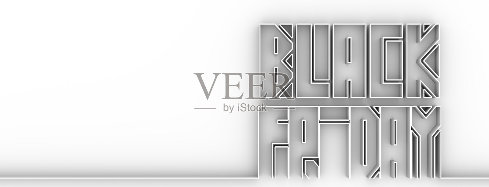 黑色星期五刻字照片摄影图片