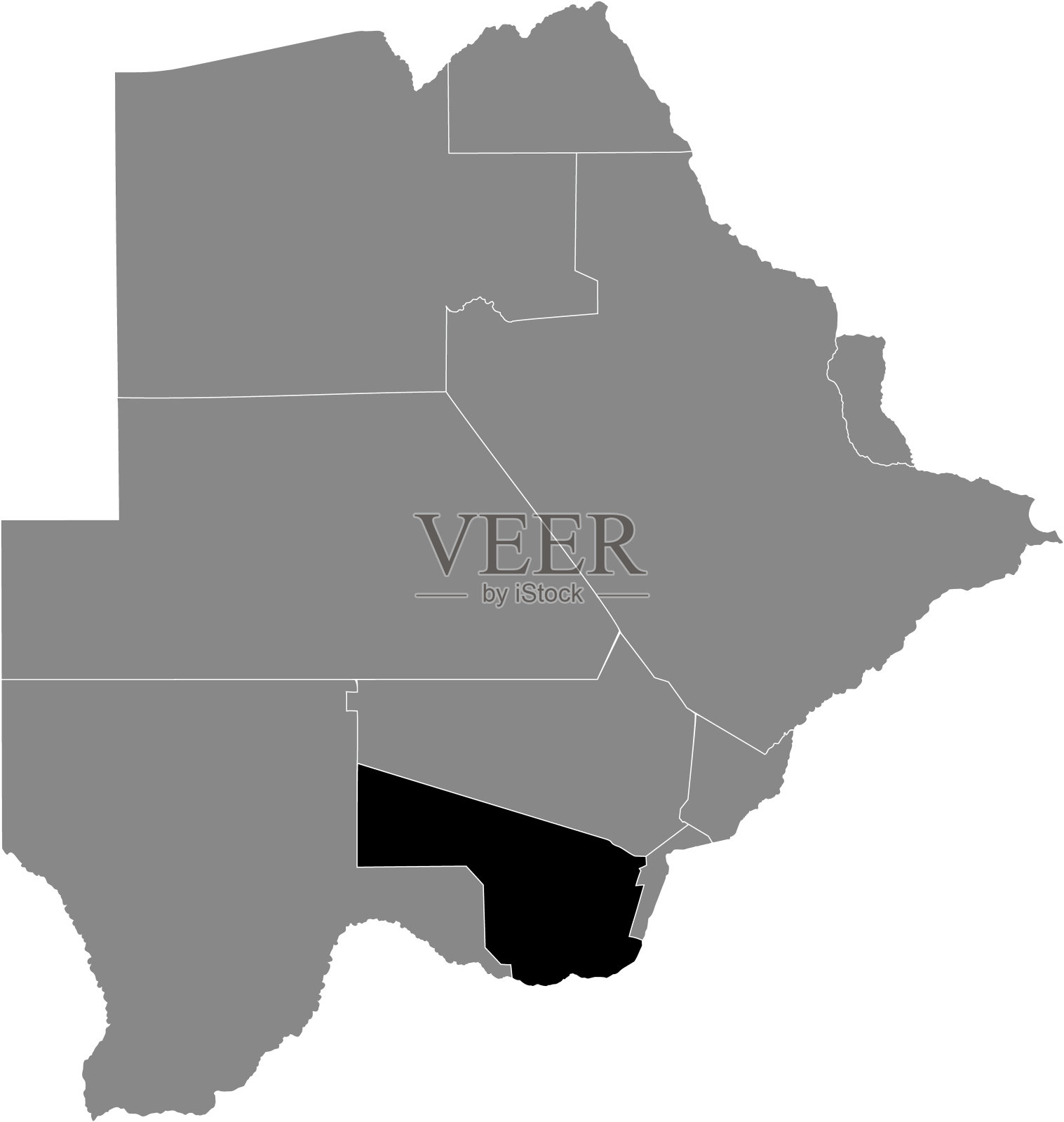 南区位置图插画图片素材