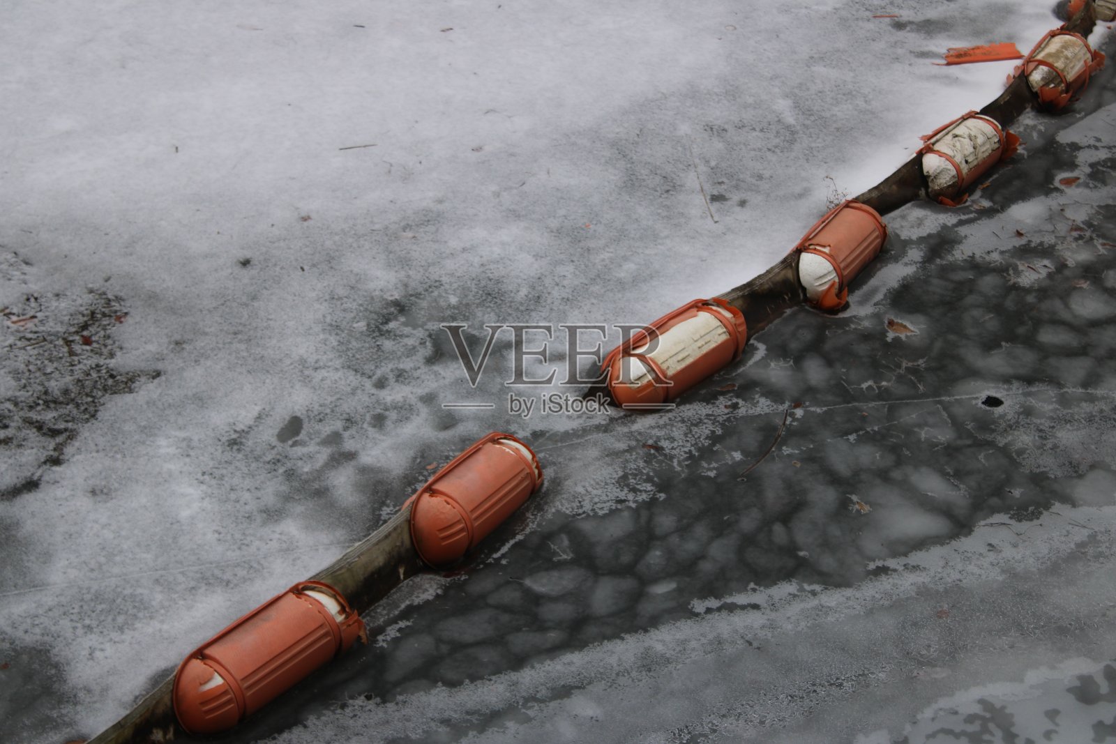 冰冻的湖泊边界照片摄影图片