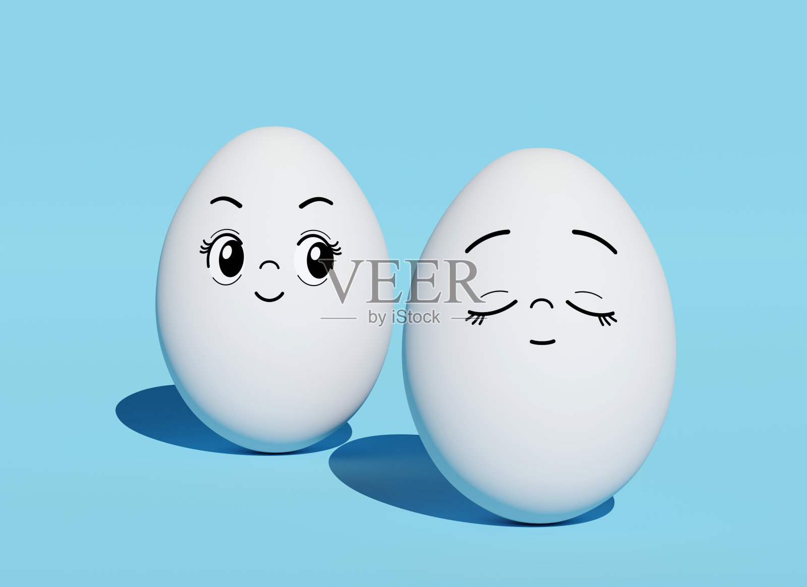 3D趣味蛋照片摄影图片