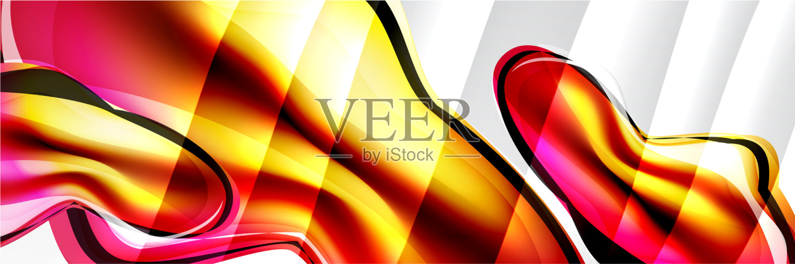 摘要背景流动式液体插画图片素材