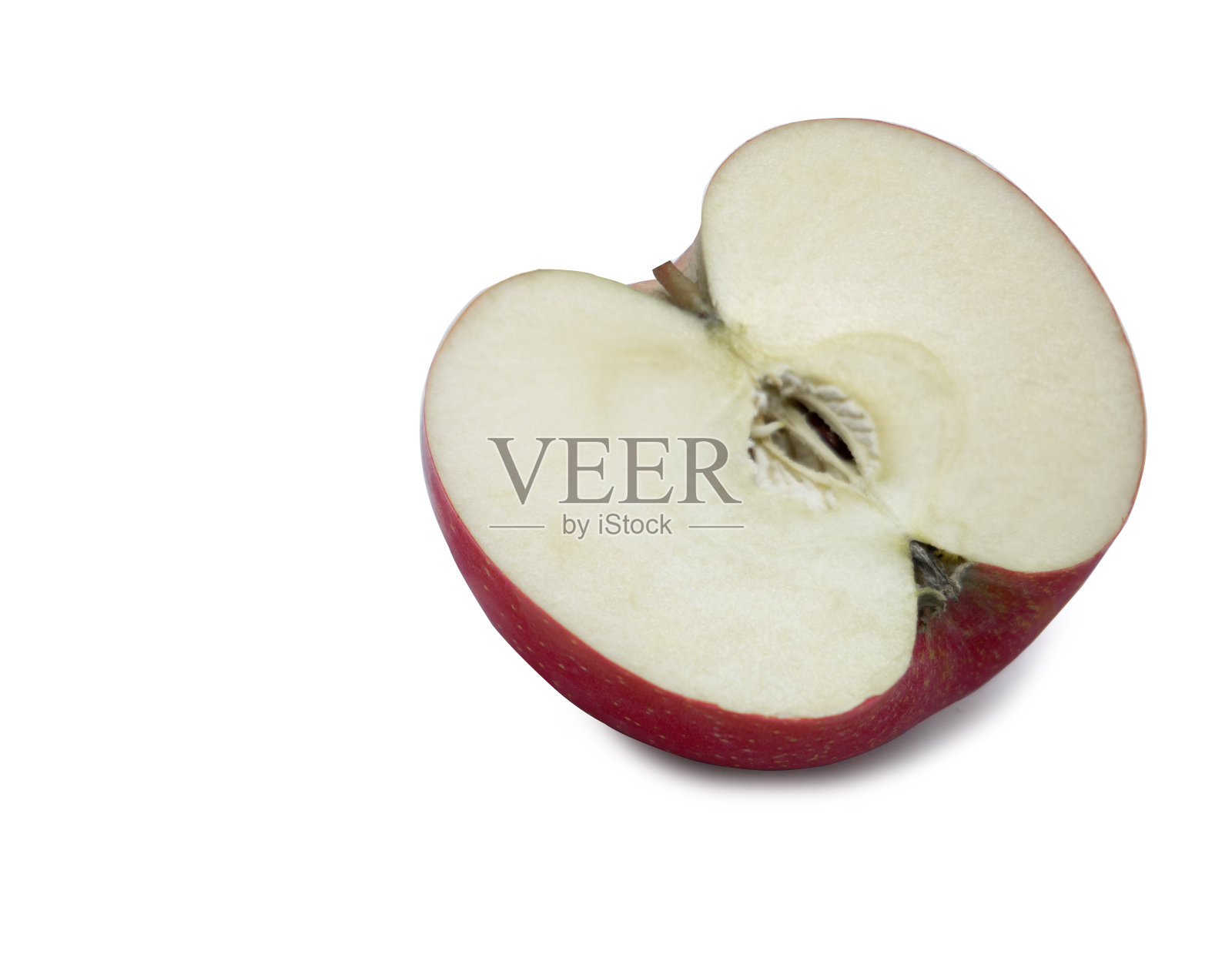 半分开的苹果水果红粉色的苹果照片摄影图片