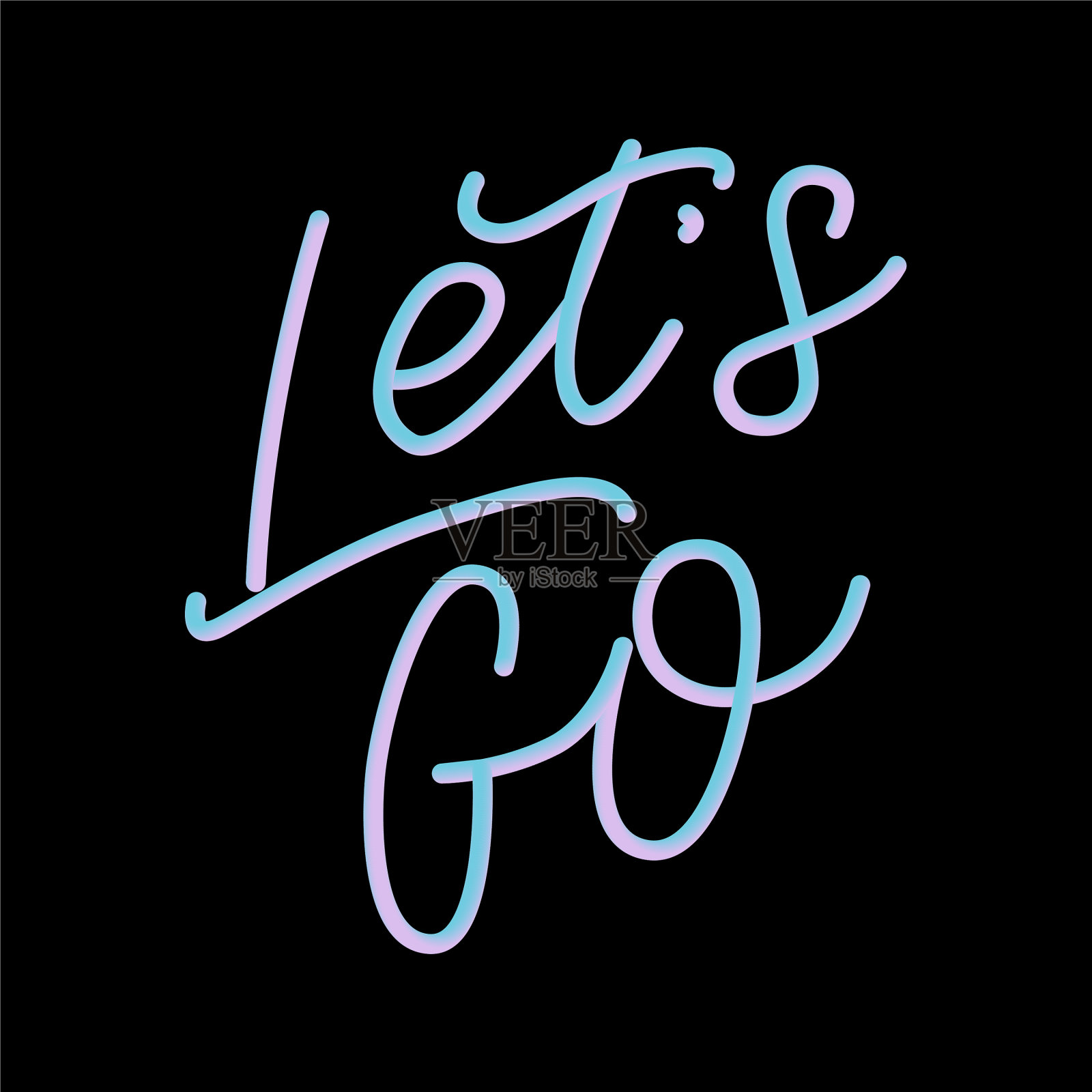 手写励志短语放手插画图片素材