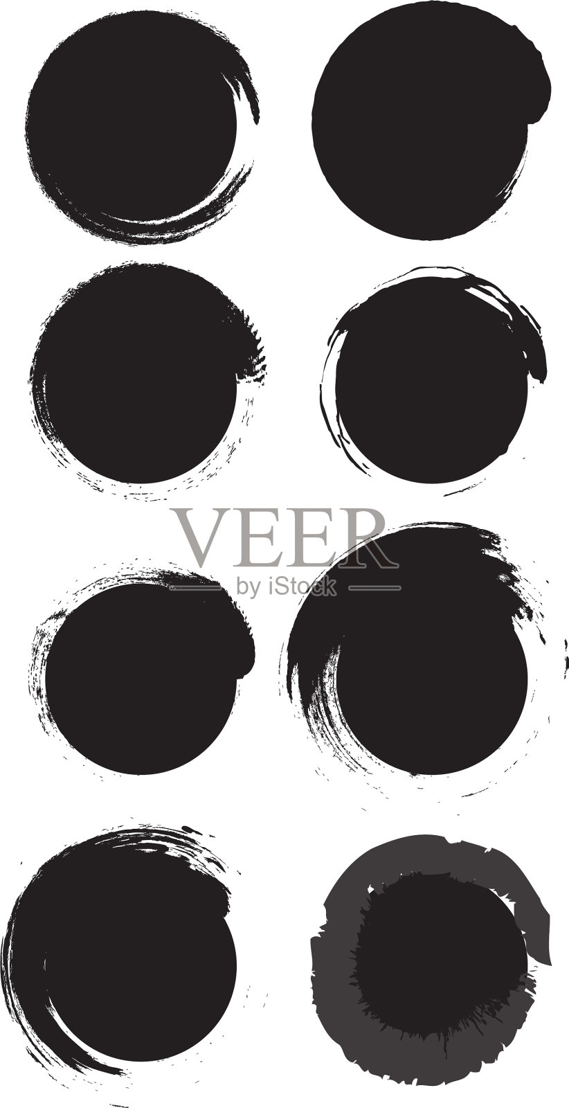 难看的东西圈黑色插画图片素材