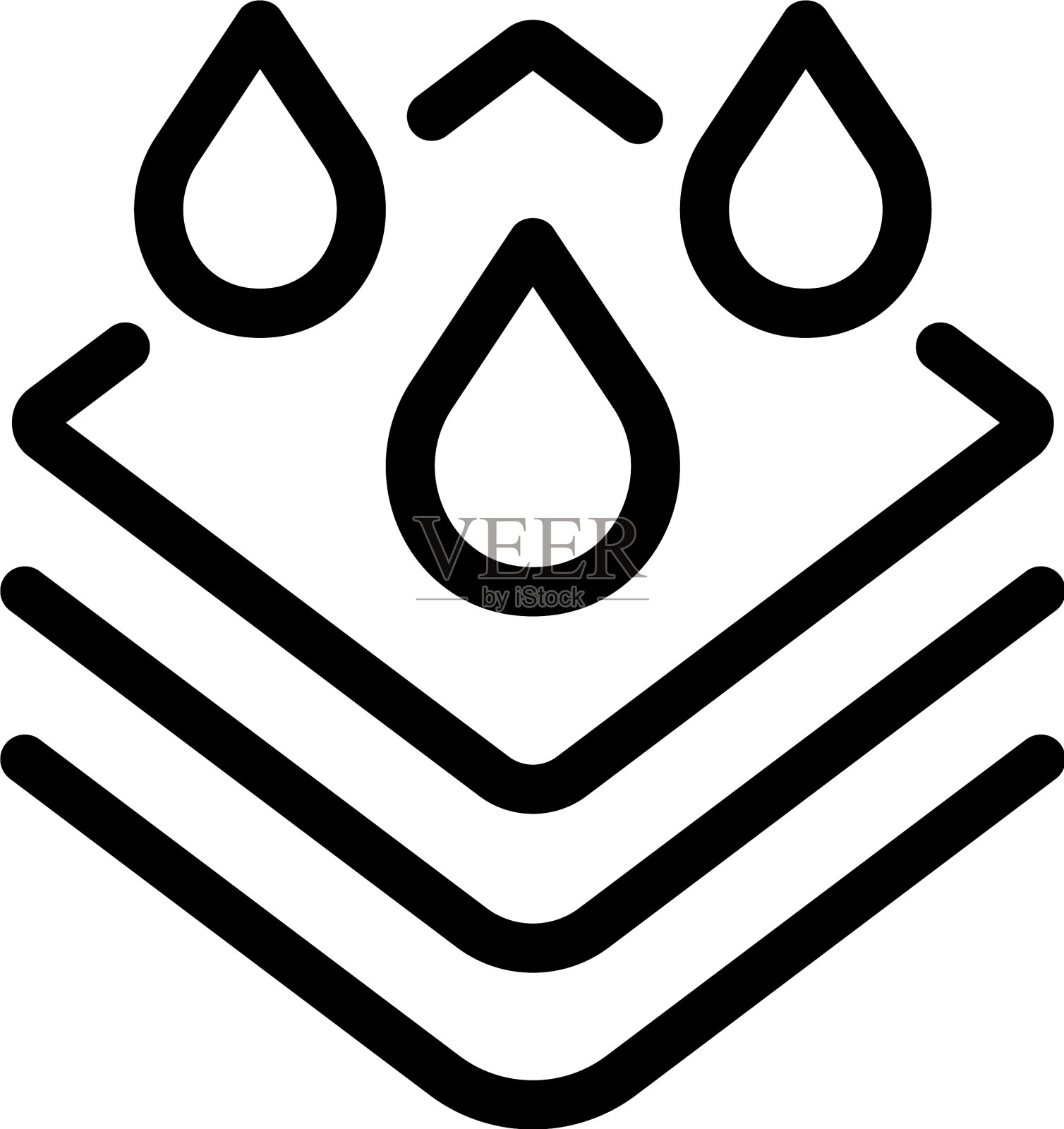 吸收图标轮廓样式插画图片素材