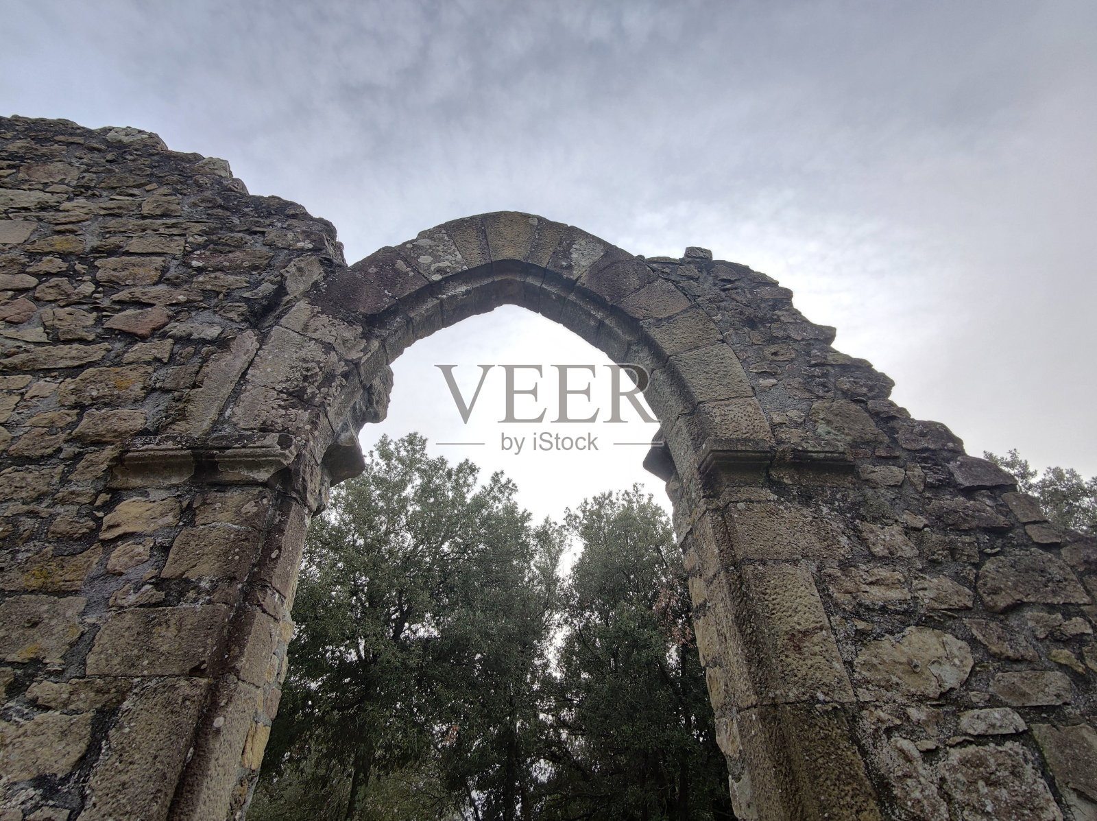 圣安东尼奥艾尔梅斯科废弃的修道院在蒙特罗索附近照片摄影图片