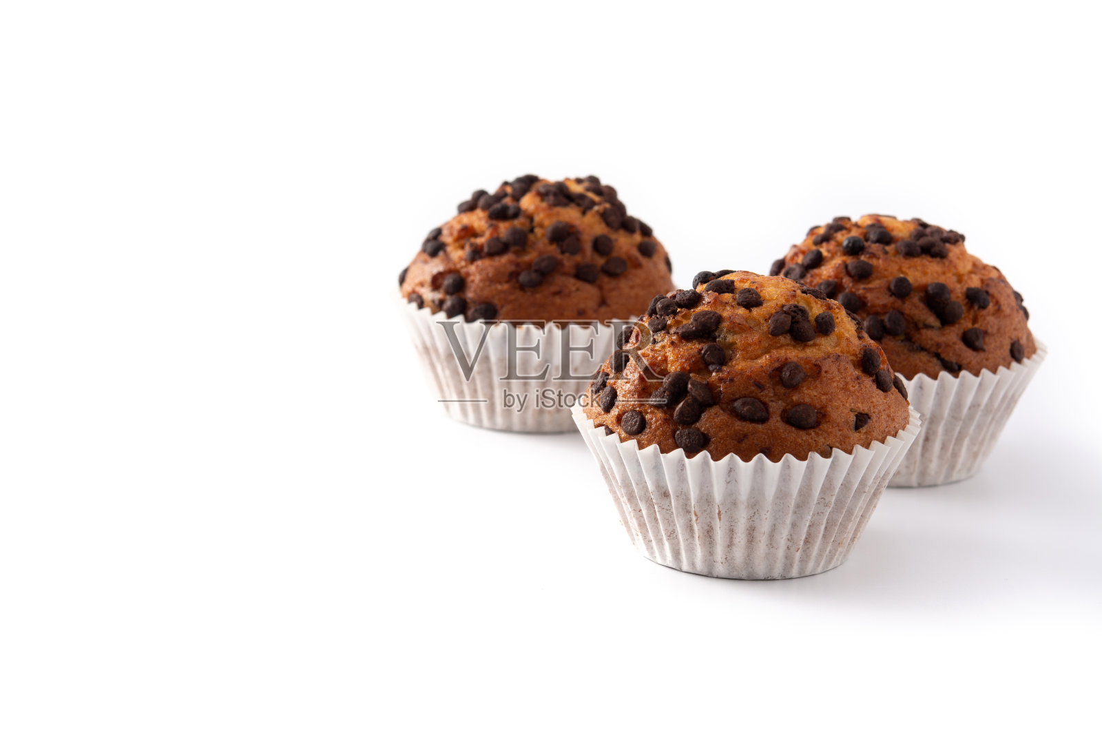 只是烤的巧克力松饼照片摄影图片