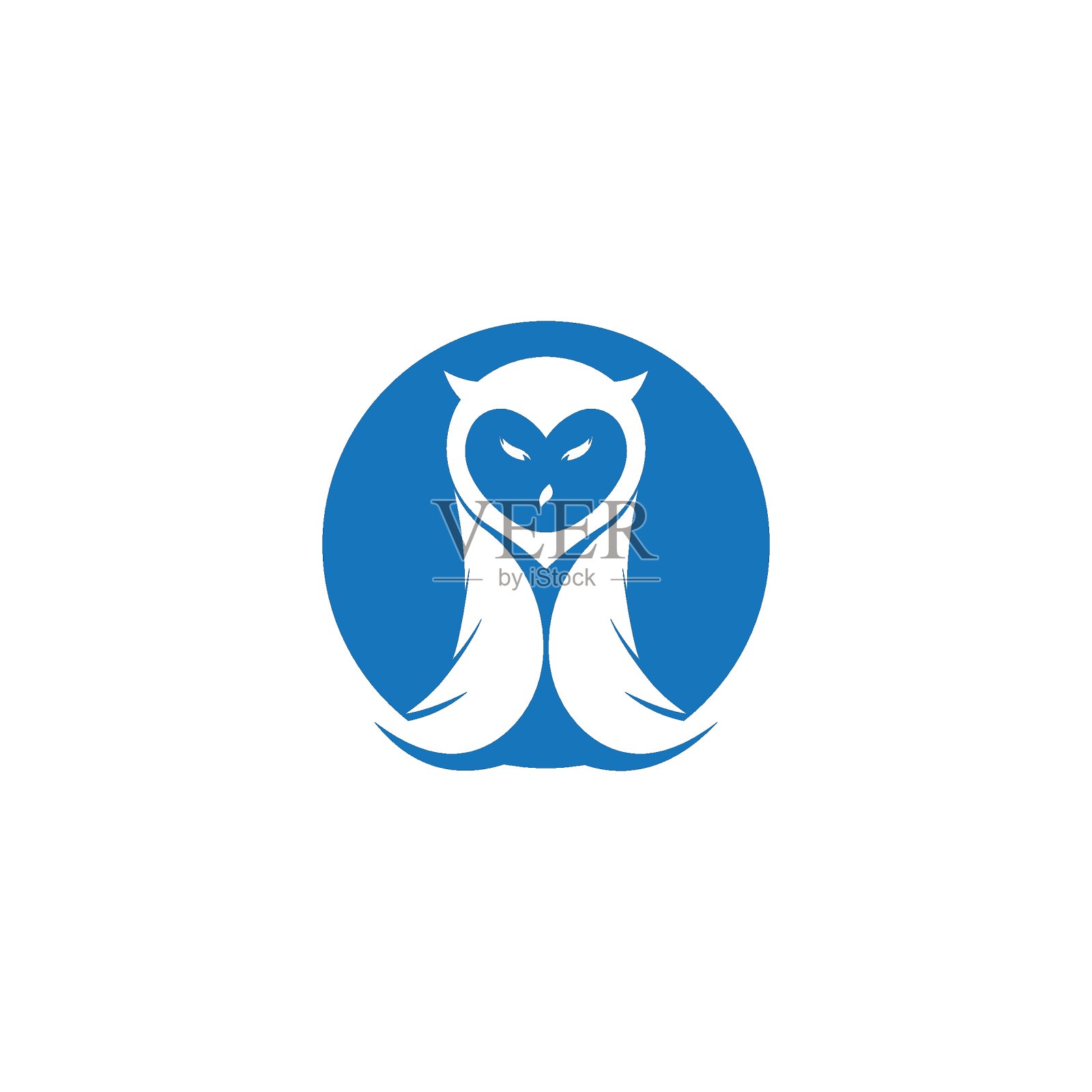 猫头鹰标志模板向量设计元素图片