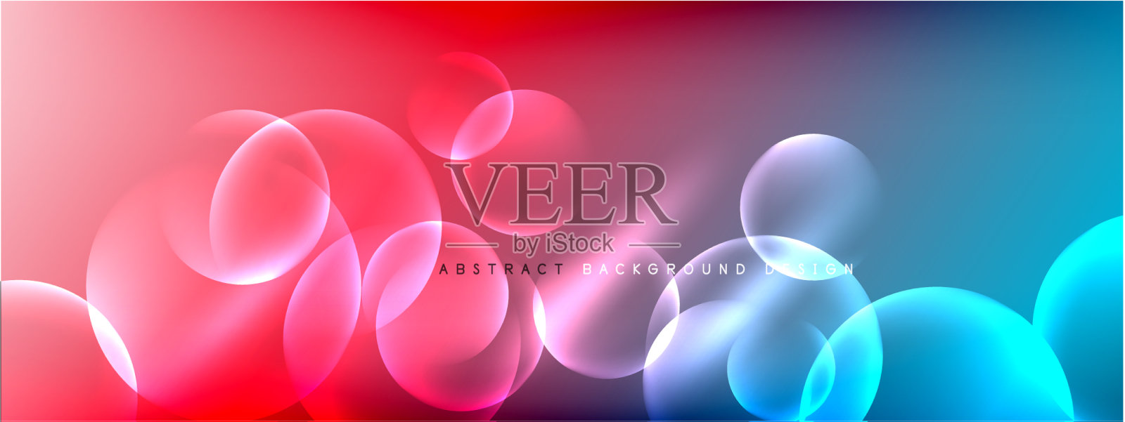 摘要背景液体气泡圈插画图片素材