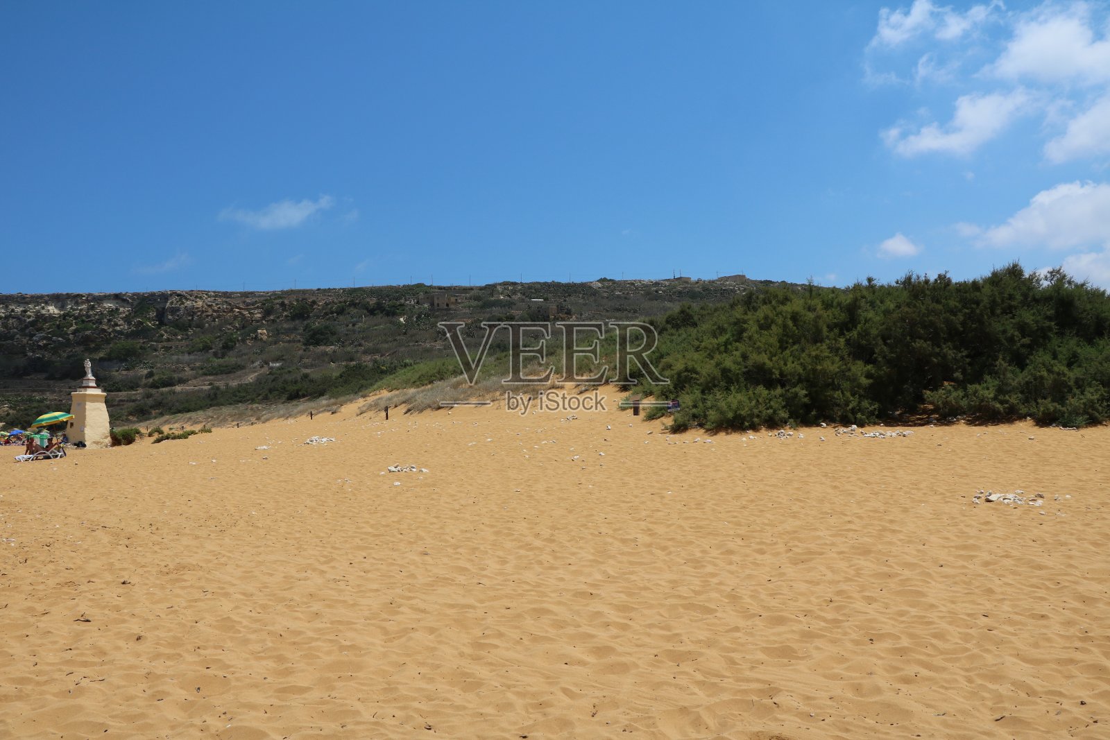 马耳他戈佐岛拉姆拉湾沙滩照片摄影图片