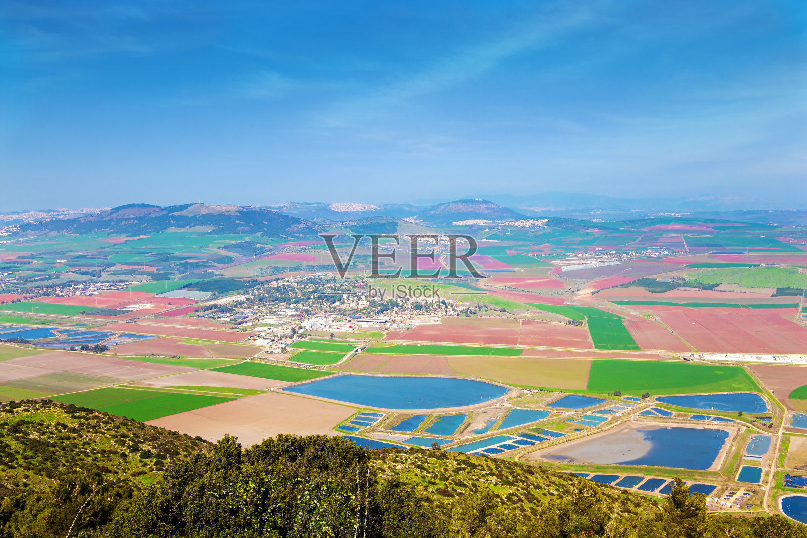 下加利利的耶斯列谷照片摄影图片