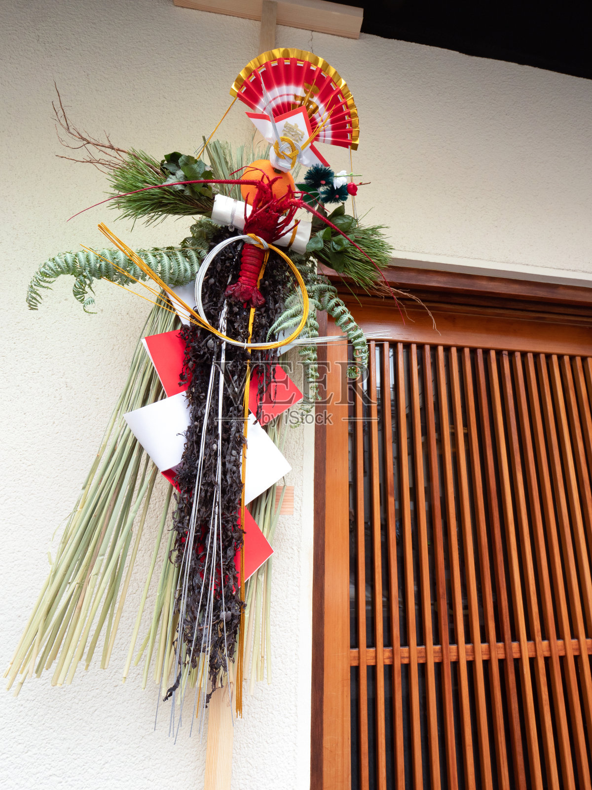 日本新年的装饰照片摄影图片