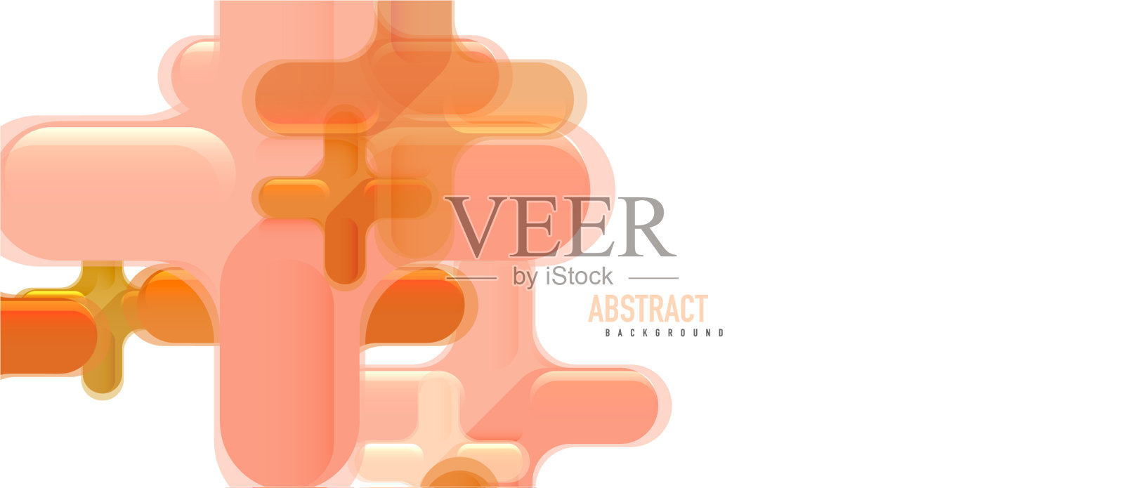 光滑的多色塑料风格交叉设计元素图片