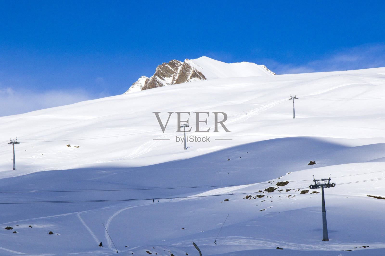 滑雪胜地照片摄影图片